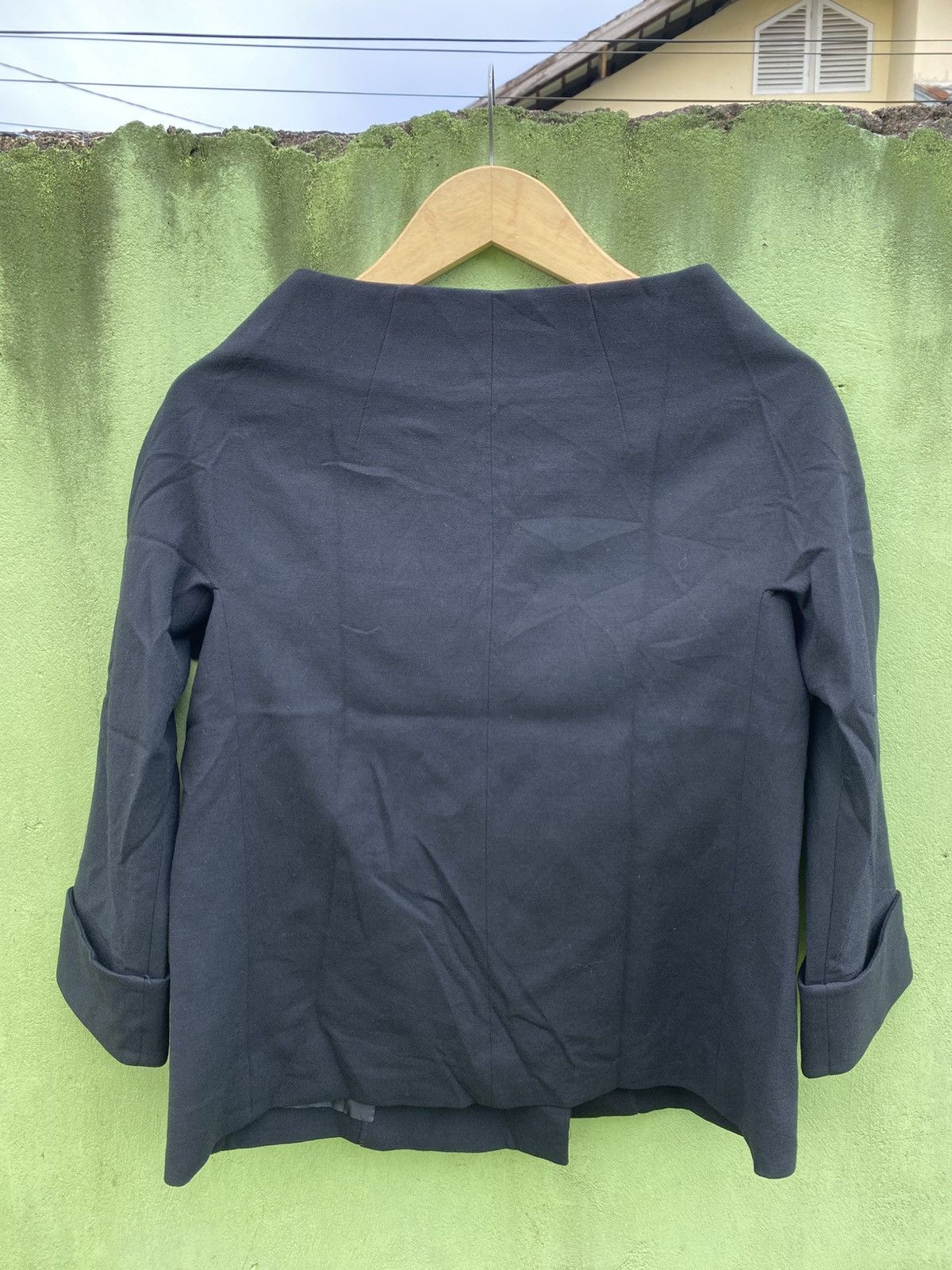 Katharine Hamnett London Katharine Hamnett London Black Blazer Structured Asymmetric Size L / US 10 / IT 46 - 8 Thumbnail