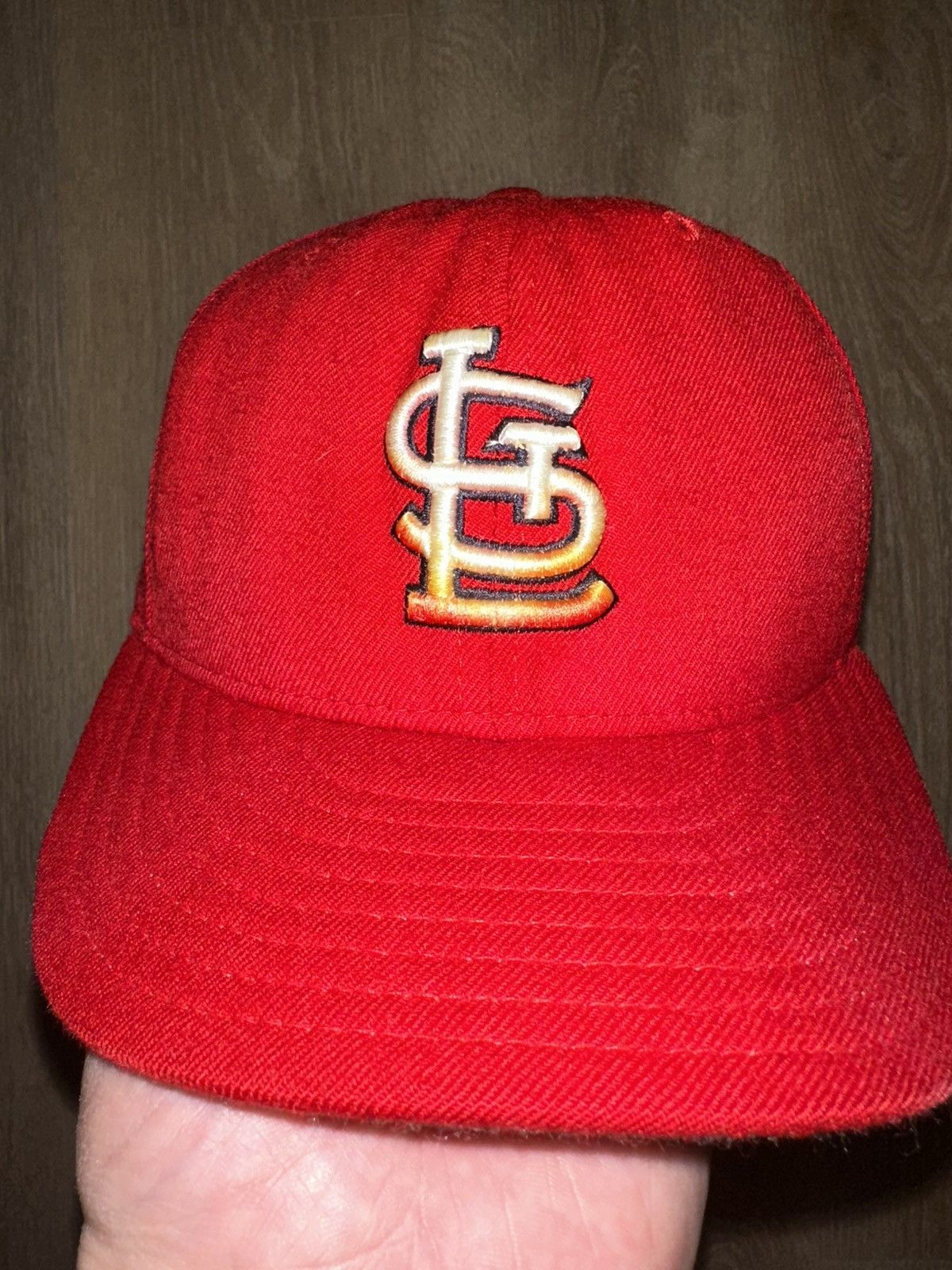MLB × New Era × Vintage Vintage St Louis Cardinals New Era Fitted Hat Size 6 7/8 Size ONE SIZE - 4 Thumbnail