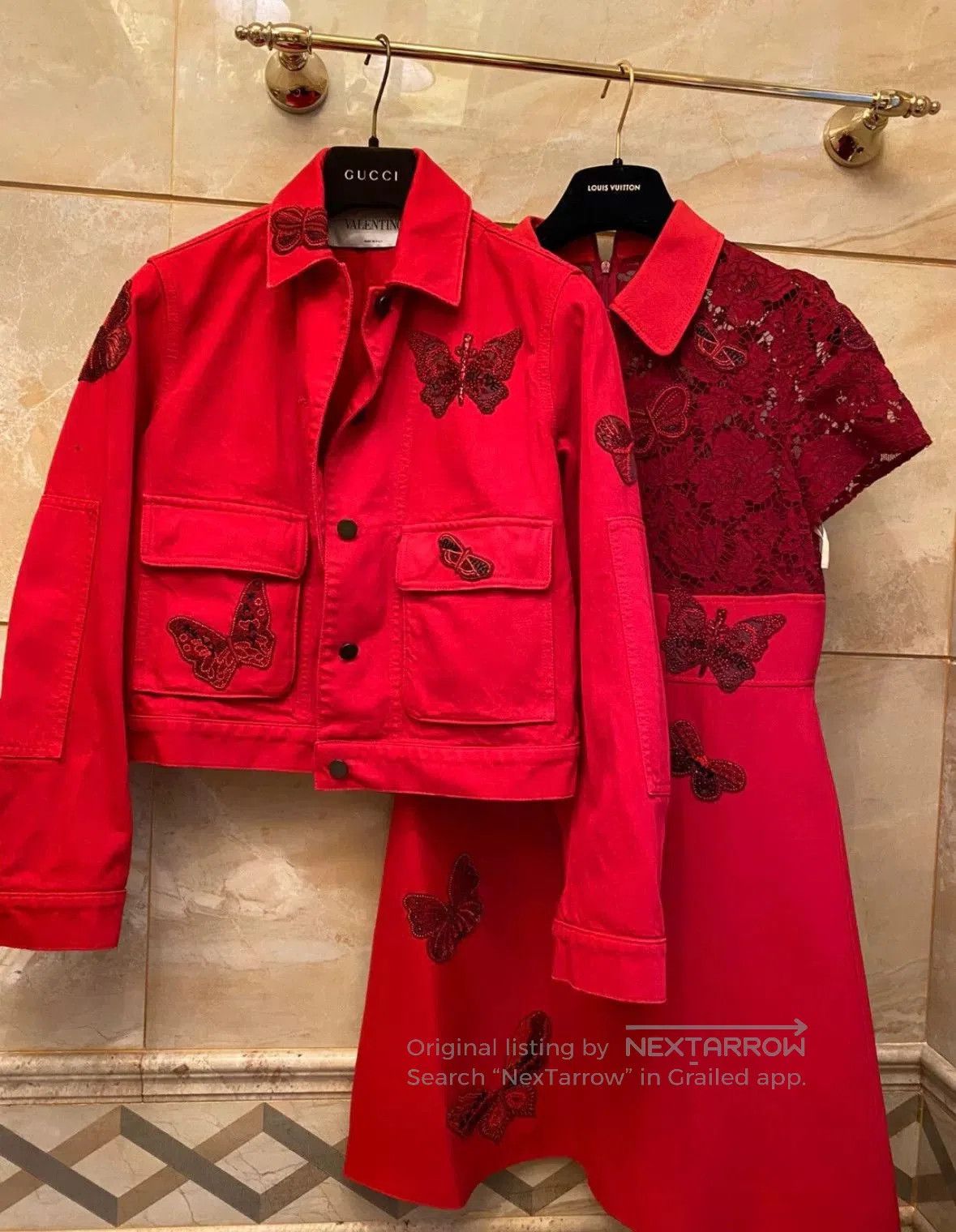 Valentino Valentino Embroidered Butterfly Jacket. Size US S / EU 44-46 / 1 - 6 Thumbnail
