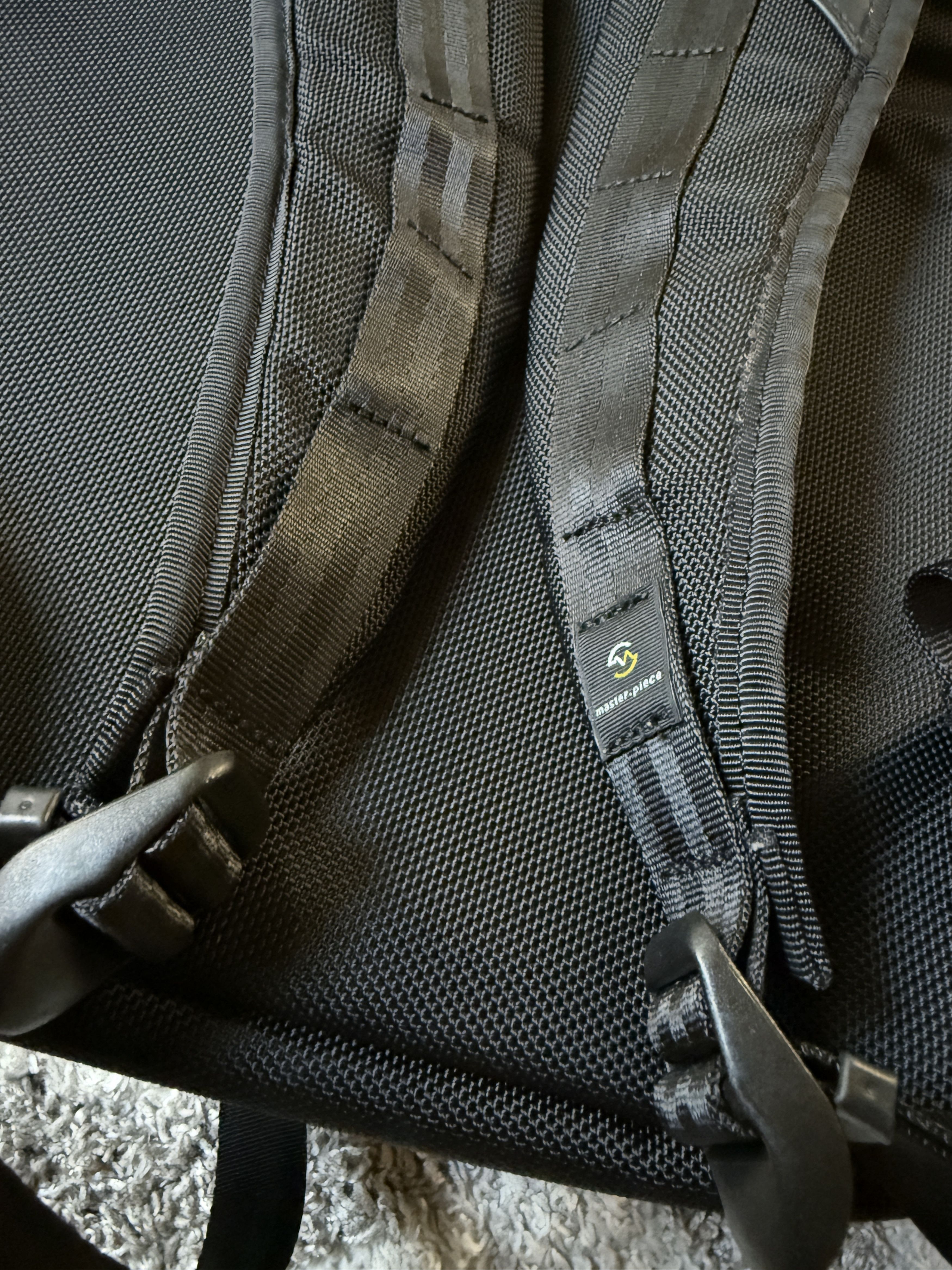 MasterPiece MASTER-PIECE Japan 'Slick' Backpack - CORDURA Nylon/Leather Size ONE SIZE - 12 Thumbnail
