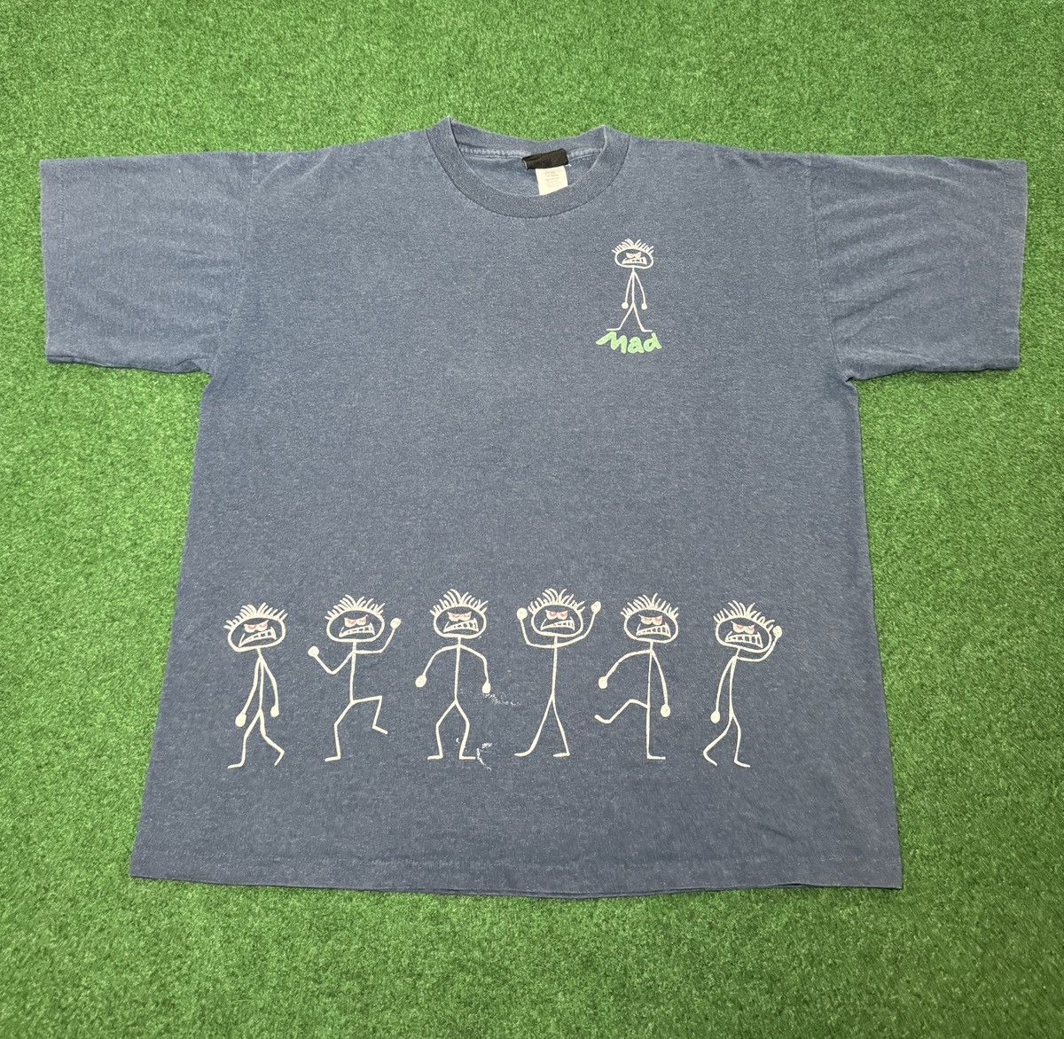 Signal Sport Vintage 90s Mad Angry Pissed Funny Grunge XL T Shirt Size US XL / EU 56 / 4 - 1 Thumbnail