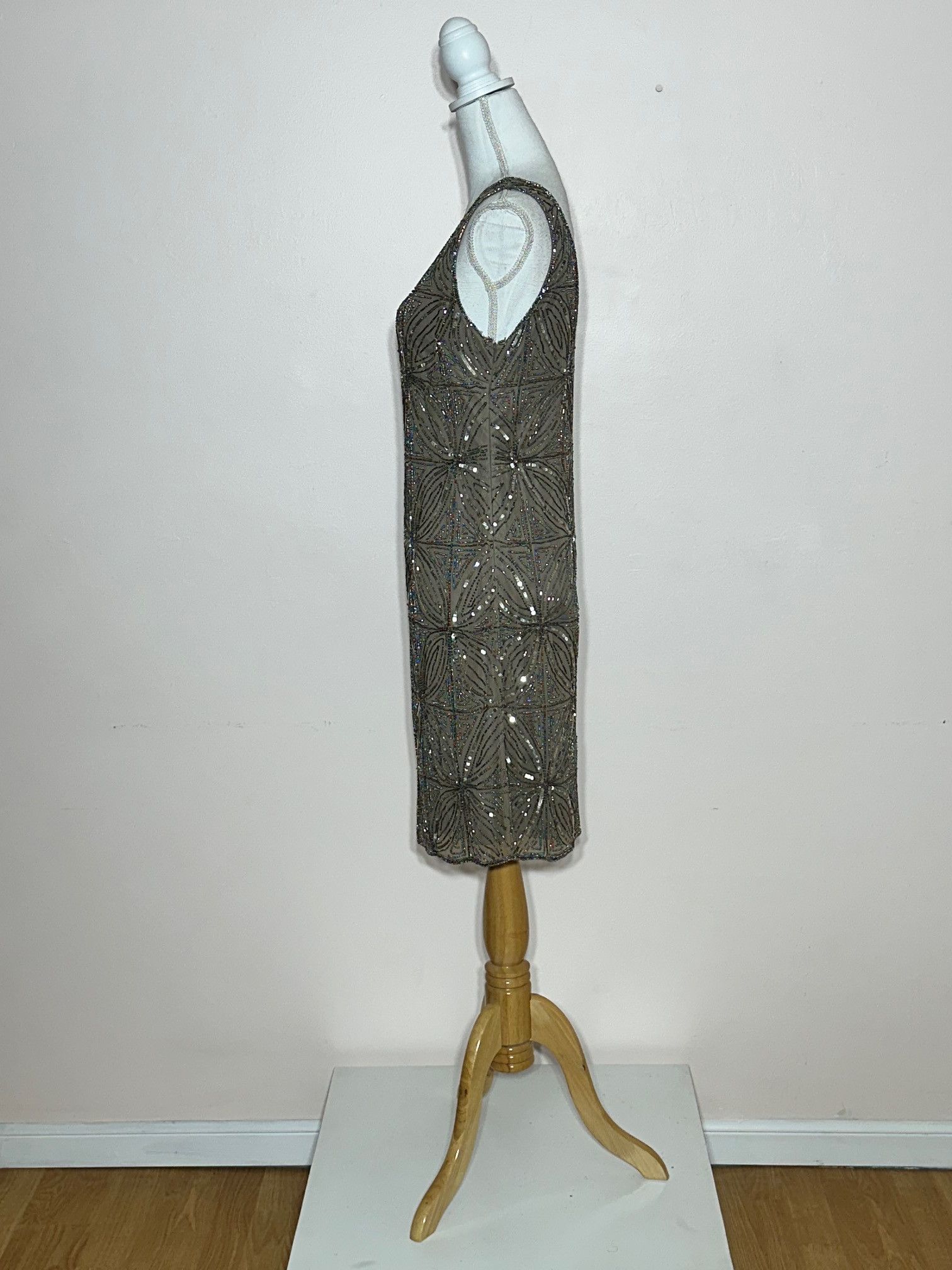 Vintage Prelude 20's style Beaded Sequin Dress Size M / US 6-8 / IT 42-44 - 5 Thumbnail