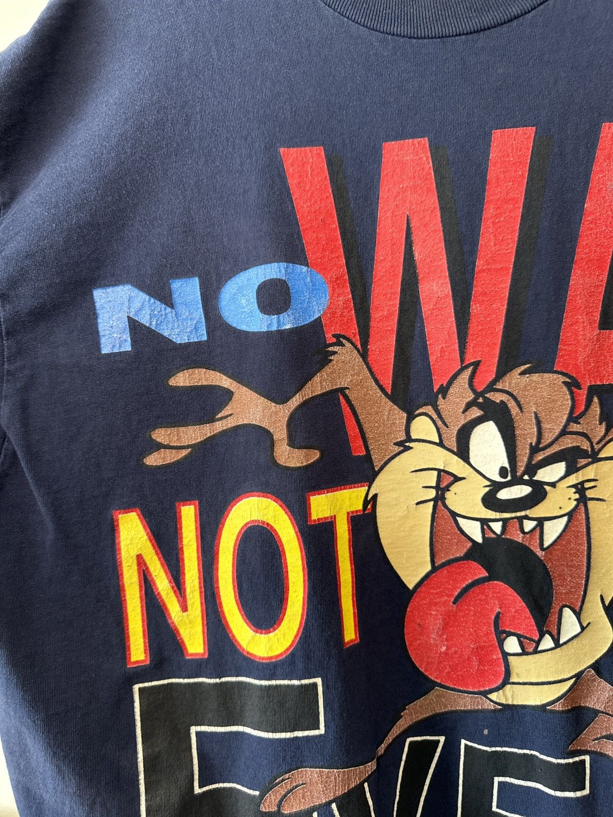 Cartoon Network × Vintage Vintage Looney Tunes Taz 1997 No Way Not Ever Tee Sun Faded Size US XL / EU 56 / 4 - 2 Thumbnail