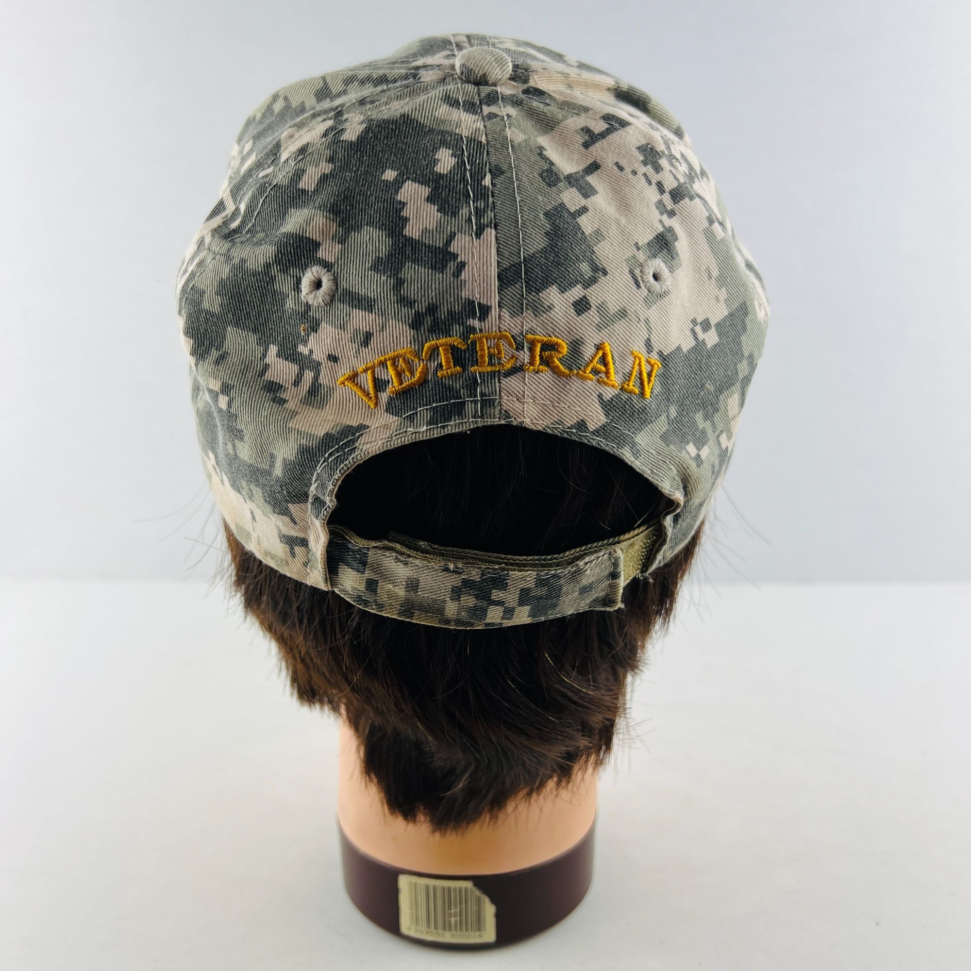 Other Vietnam Veteran Camo Ribbon Ball Cap Hat Strap Back O/S Size ONE SIZE - 4 Thumbnail
