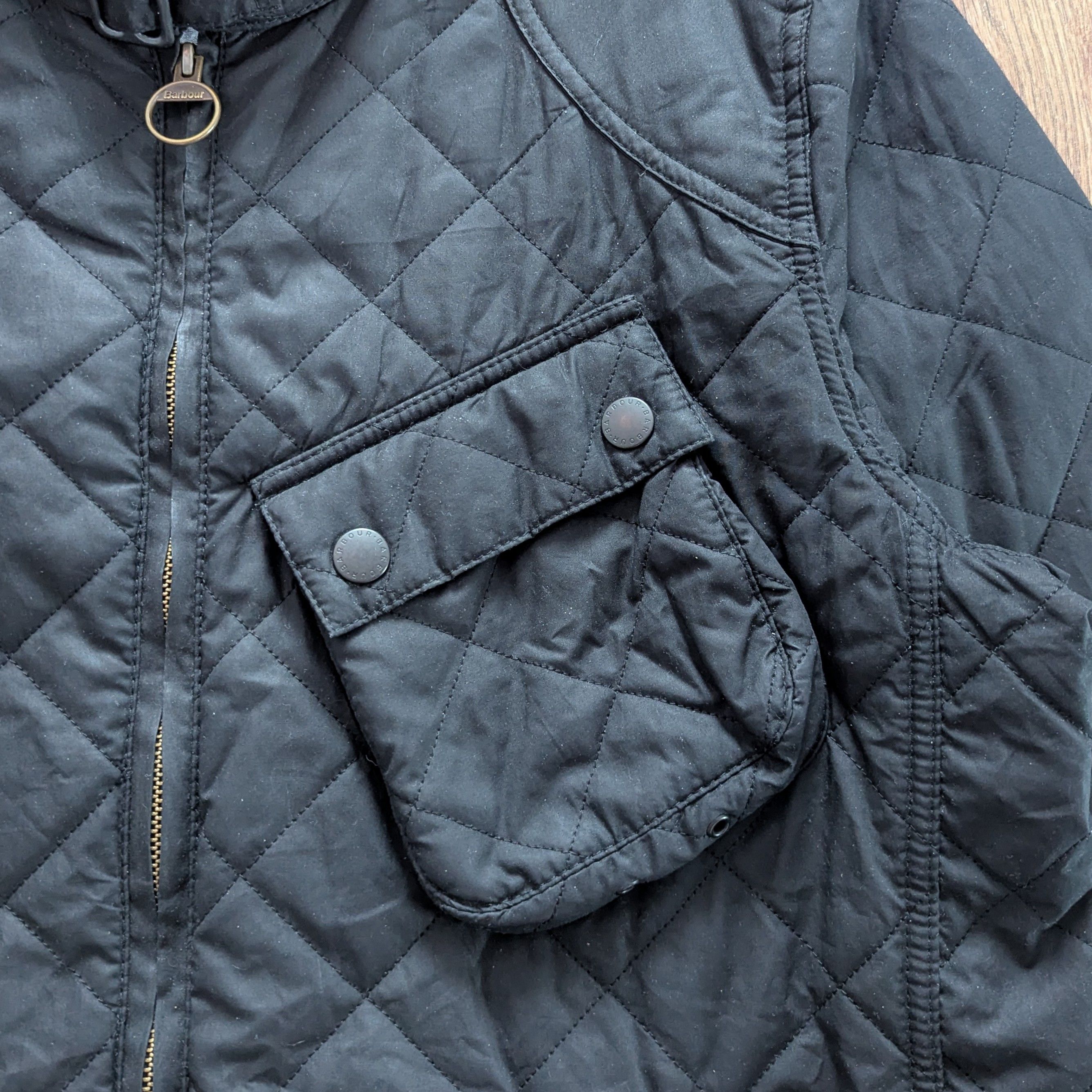 Barbour Barbour SMU Bonner Wax Jacket Size L Black Waxed Cotton Size US L / EU 52-54 / 3 - 4 Thumbnail