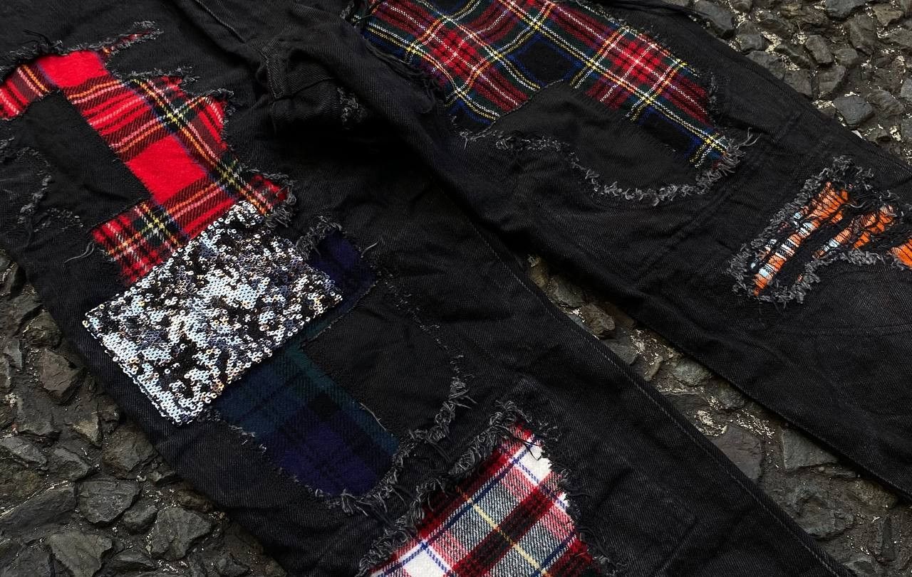 Junya Watanabe Junya Watanabe Denim - FW13 Patchwork Denim Jeans Size 32" / US 10 / IT 46 - 4 Thumbnail
