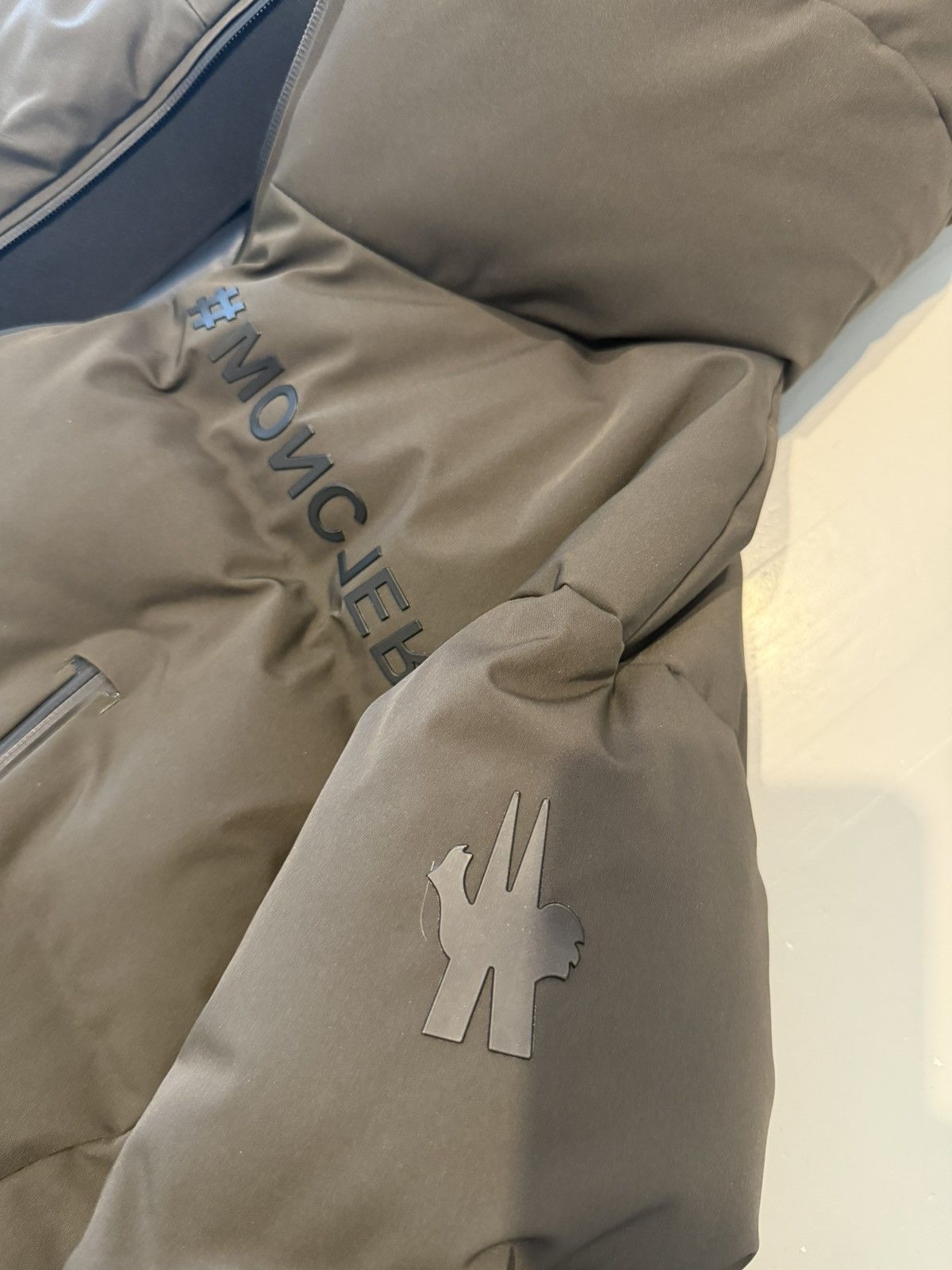 Moncler Grenoble Moncler Grenoble Technical Down Jacket – Khaki Green Size Size US XL / EU 56 / 4 - 7 Thumbnail