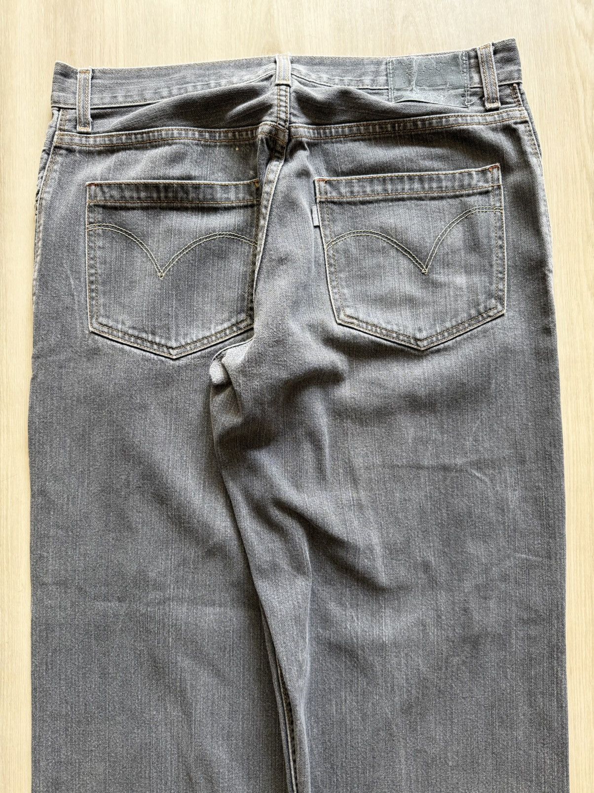 Levi's Vintage Y2K Levis Silvertab Faded Black Baggy Denim Sz 34 Size US 34 / EU 50 - 2 Thumbnail