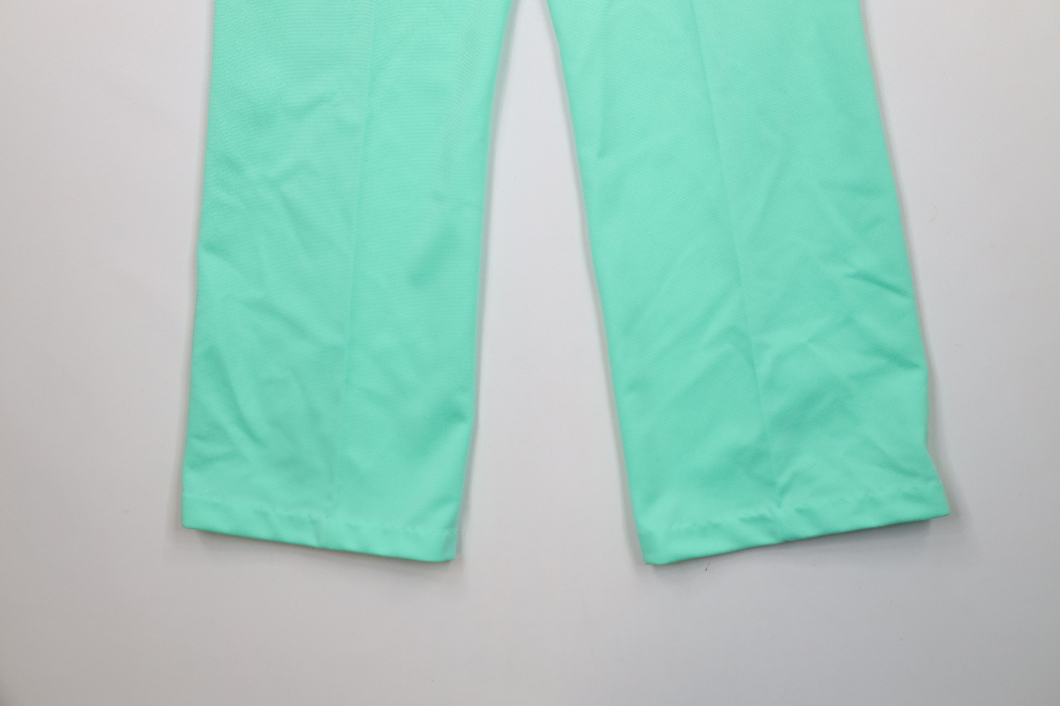Vintage Vintage 70s Streetwear Bell Bottoms Pants Mint Green USA Size 38" / US 16 / IT 52 - 12 Thumbnail