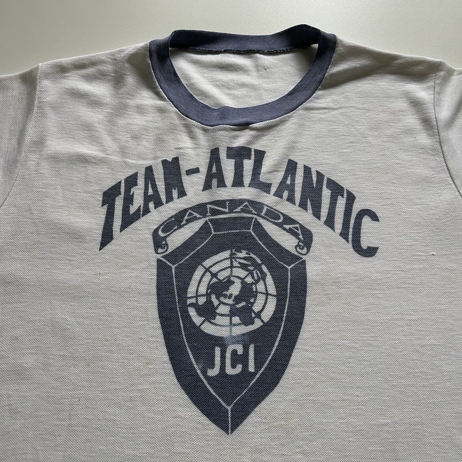Other True Vintage 70s Team Atlantic Canada Ringer T Shirt Medium Size US M / EU 48-50 / 2 - 2 Thumbnail