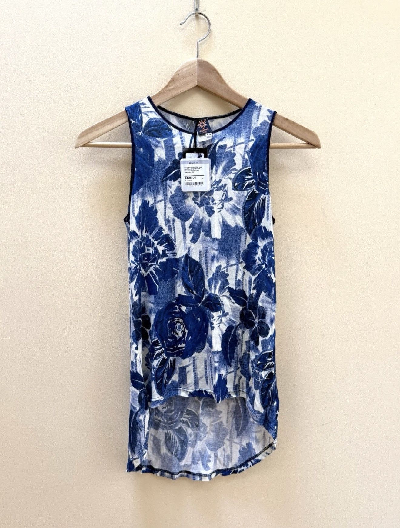 Jean Paul Gaultier Jean Paul Gaultier Soleil Tank Top Size XS Sleeveless Blue Size XS / US 0-2 / IT 36-38 - 1 Thumbnail