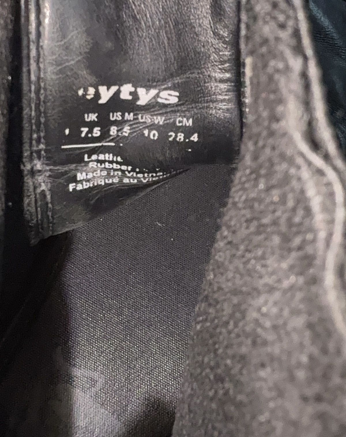 Eytys Eytys Nikita Black Chelsea Platform Steel Boots Size US 8 / EU 41 - 9 Thumbnail