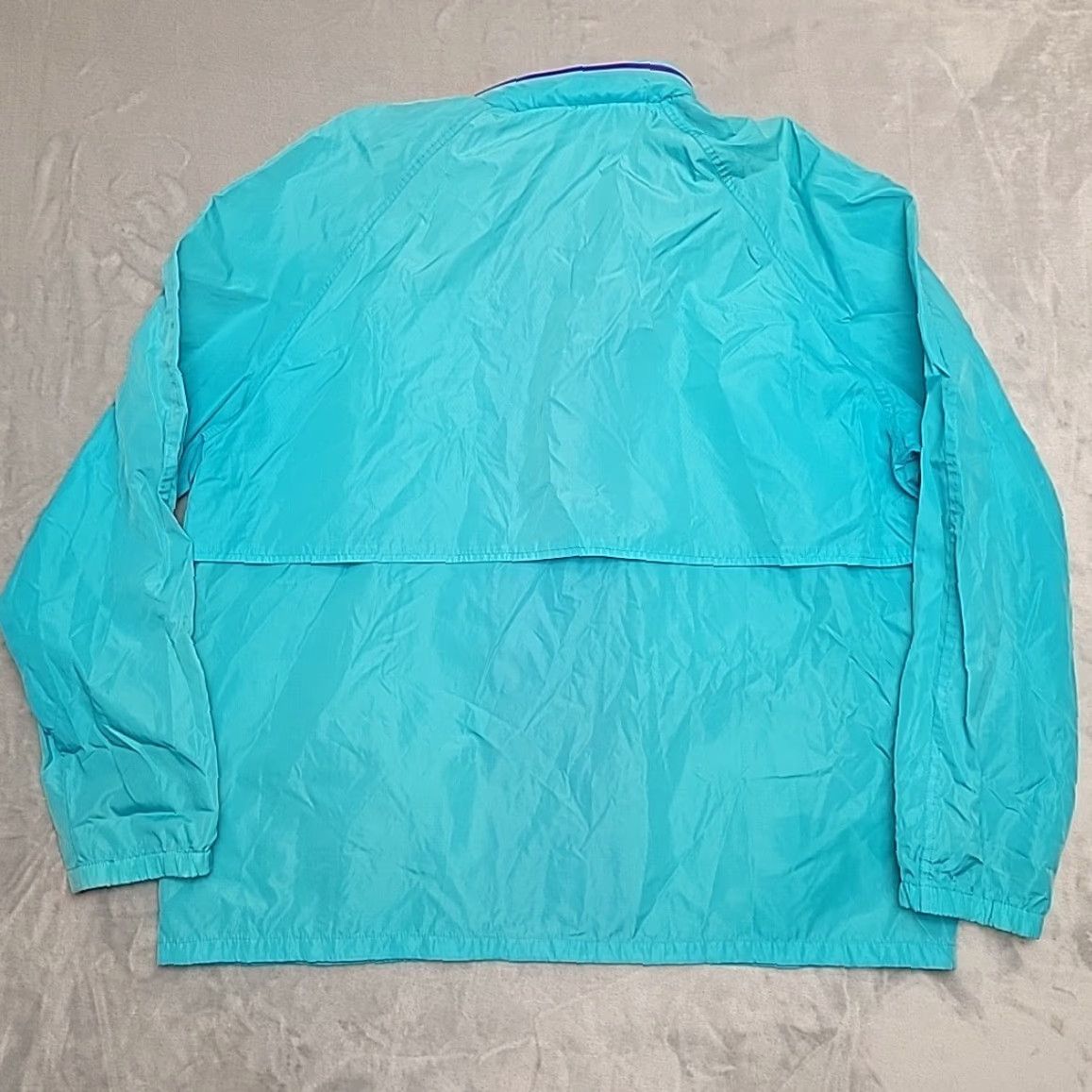 Vintage VINTAGE Woolrich Jacket Mens XL Teal Windbreaker Full Zip Outdoor Packable Hood Size US XL / EU 56 / 4 - 6 Thumbnail