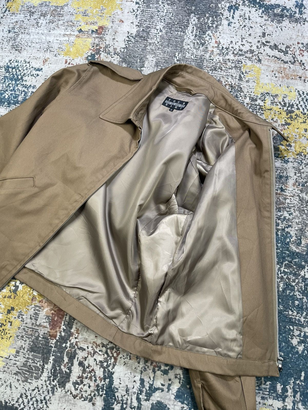 Japanese Brand Vtg Four Bars U.S Navy Uniform Theme Work Jacket Size US S / EU 44-46 / 1 - 12 Thumbnail