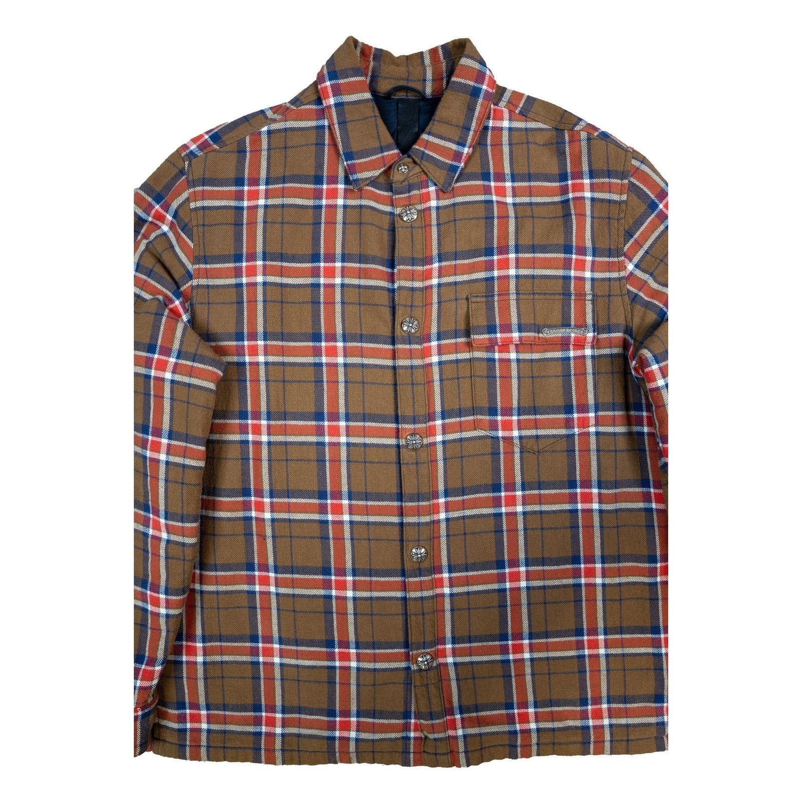 Chrome Hearts Red & White Fleur Padded Flannel Size US L / EU 52-54 / 3 - 3 Thumbnail