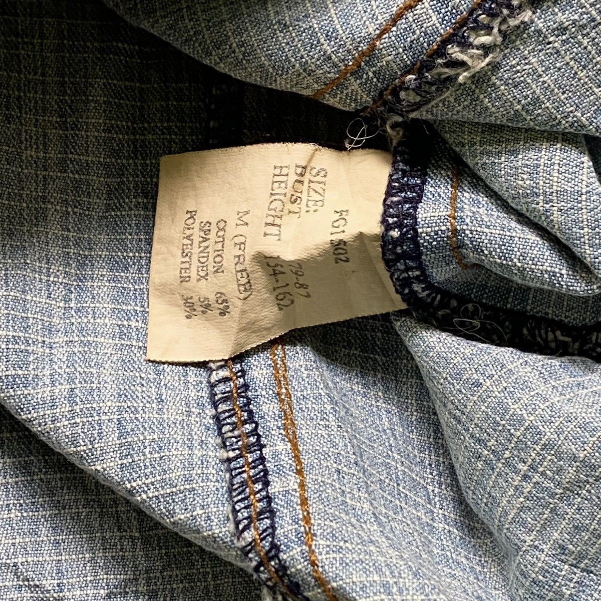 If Six Was Nine × Japanese Brand × Le Grande Bleu (L.G.B.) RARE❤️‍🔥 Vintage Goa Denim Jacket Size US S / EU 44-46 / 1 - 7 Thumbnail