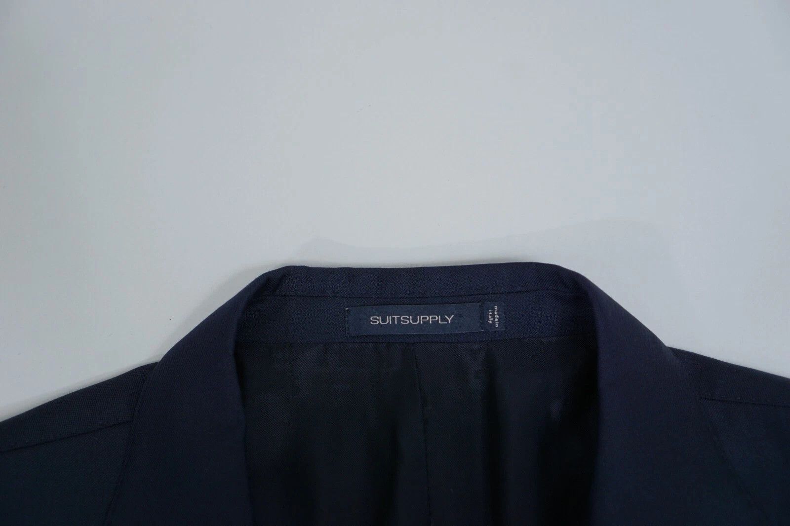 Suitsupply Men Suitsupply Blazer Lazio Pure Wool S110 Navy Blue UK/US48 Size 48R - 3 Thumbnail