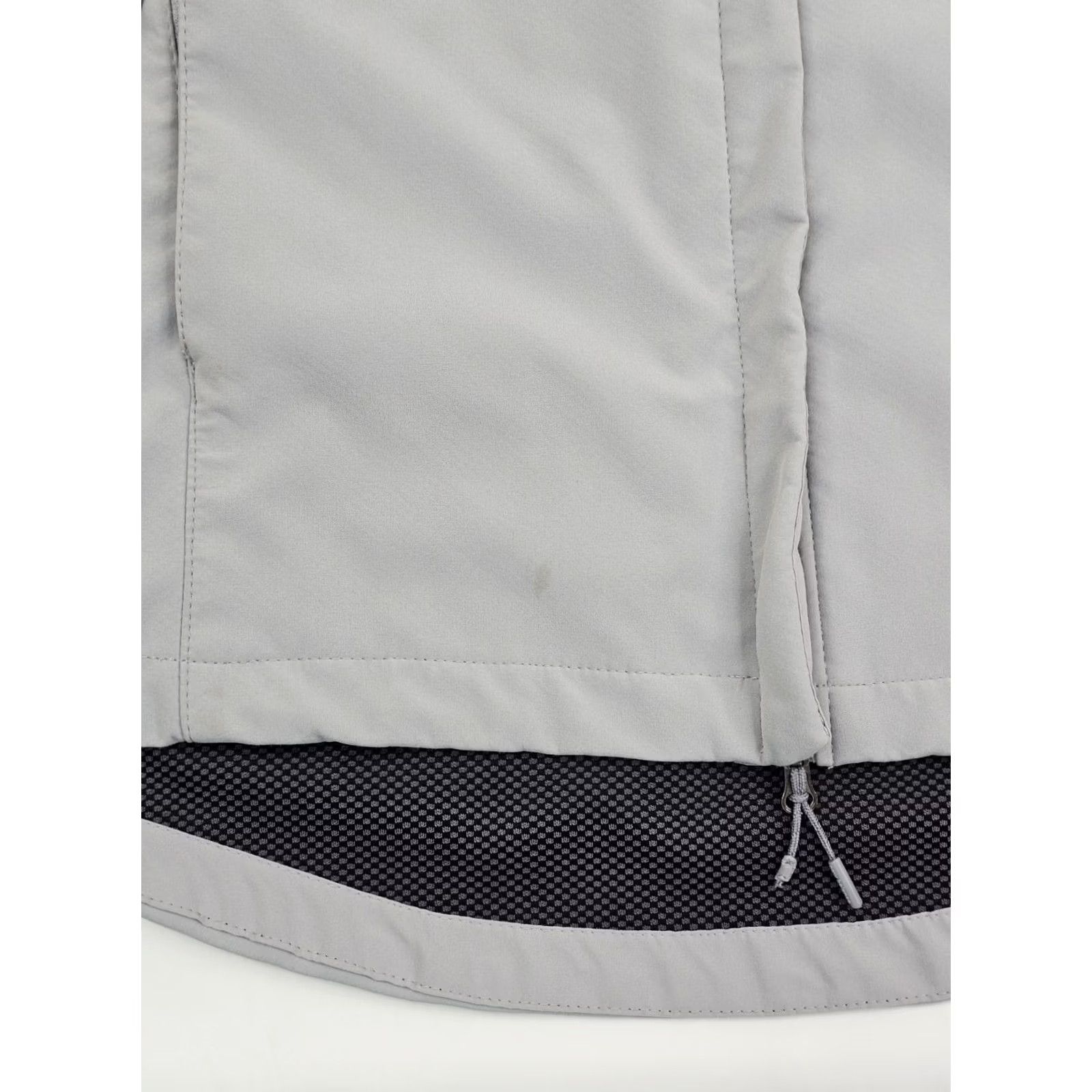 New Balance New Balance Softshell Hooded Water Resistant Jacket Women L Gray Full Zip Size L / US 10 / IT 46 - 6 Thumbnail