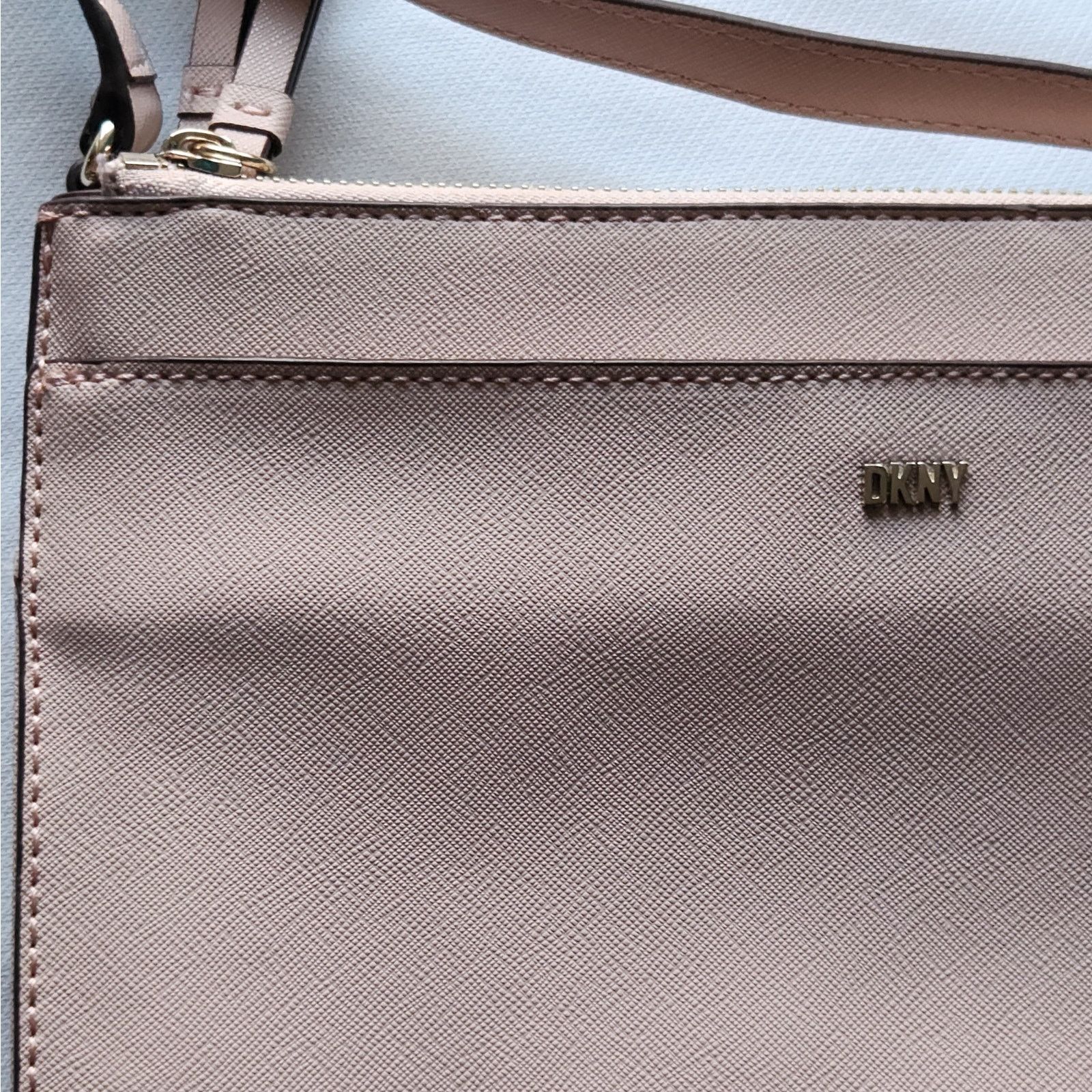 DKNY DKNY Pink Bag Tan Bryant Park TZ CBO Crossbody Purse Size ONE SIZE - 2 Thumbnail