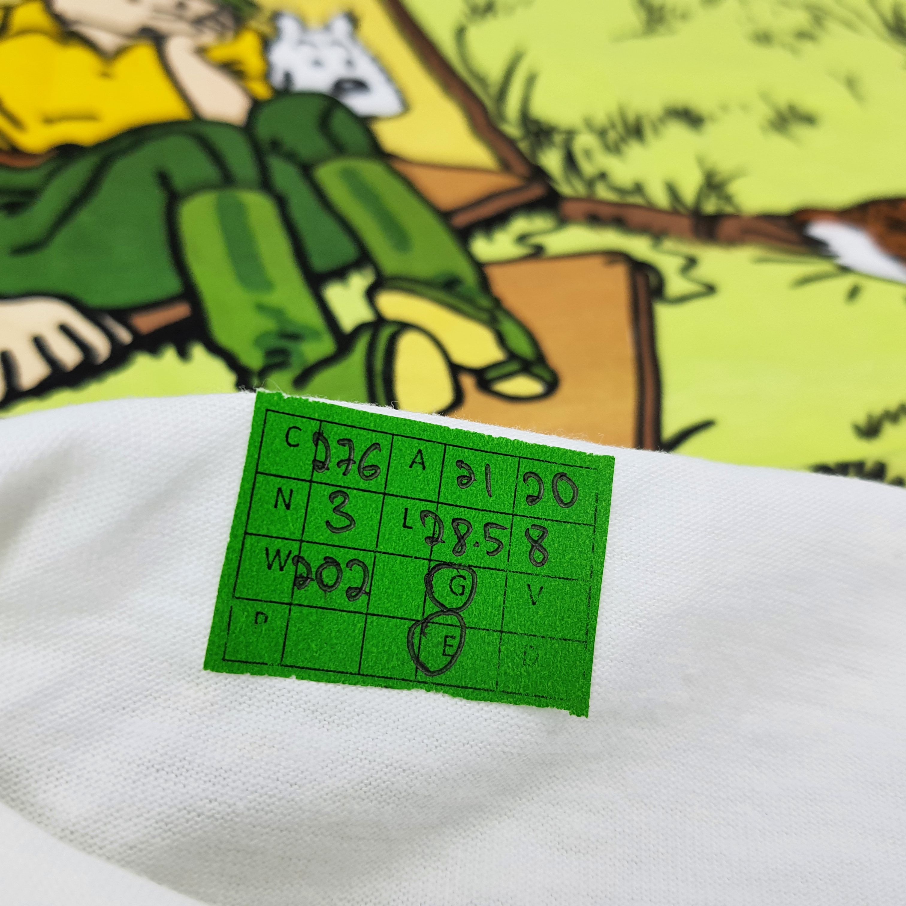 Vintage Vintage 90s Tintin in the Congo Comic Graphic Tee C276N3 Size US L / EU 52-54 / 3 - 7 Thumbnail