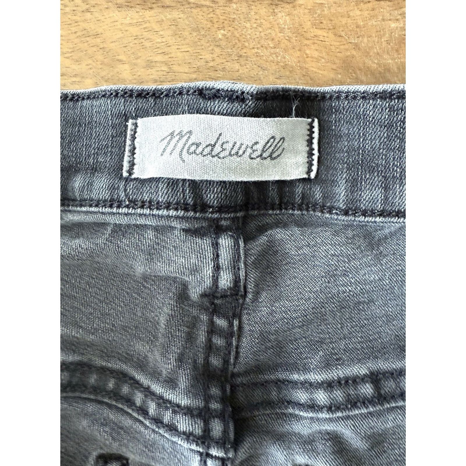 Madewell Madewell Jeans Womens 26 Bootcut Denim Cal i Demi-Boot Black Rise Mid 8.5-10.5 5-Pocket Logo Comfort Stretch Baggy Casual Regular Shirt? Size 26" / US 2 / IT 38 - 3 Thumbnail