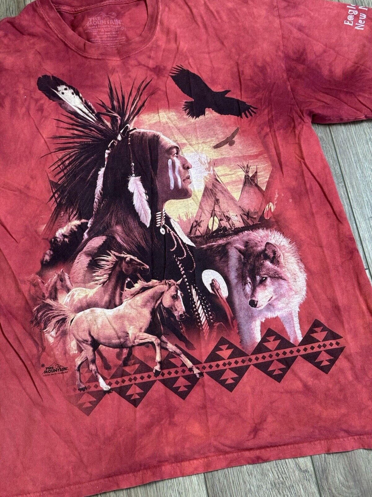 The Mountain Y2K The Mountain New Mexico Animal Native Shirt Size US XL / EU 56 / 4 - 2 Thumbnail