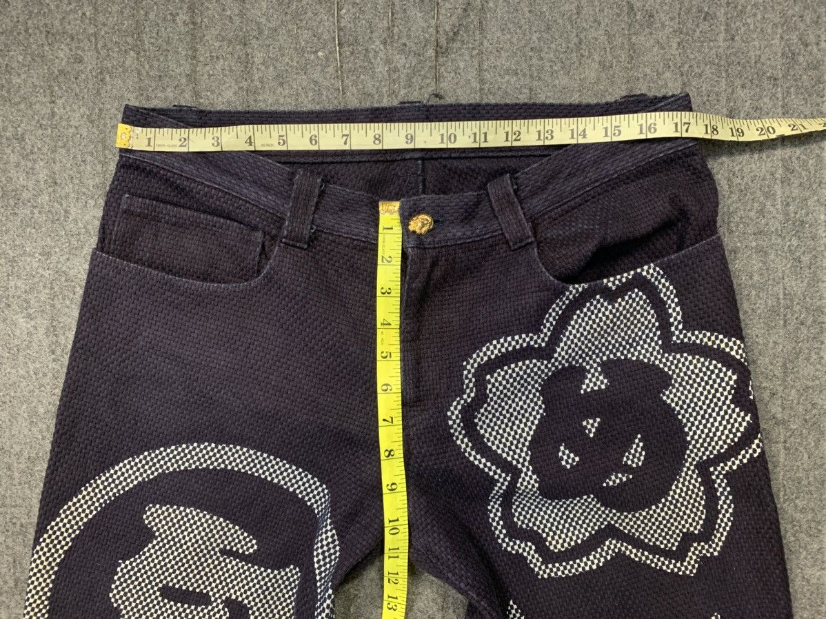 Japanese Brand Vintage Sashiko Denim Jean Karakuri Tamashi Kapital Size US 34 / EU 50 - 7 Thumbnail