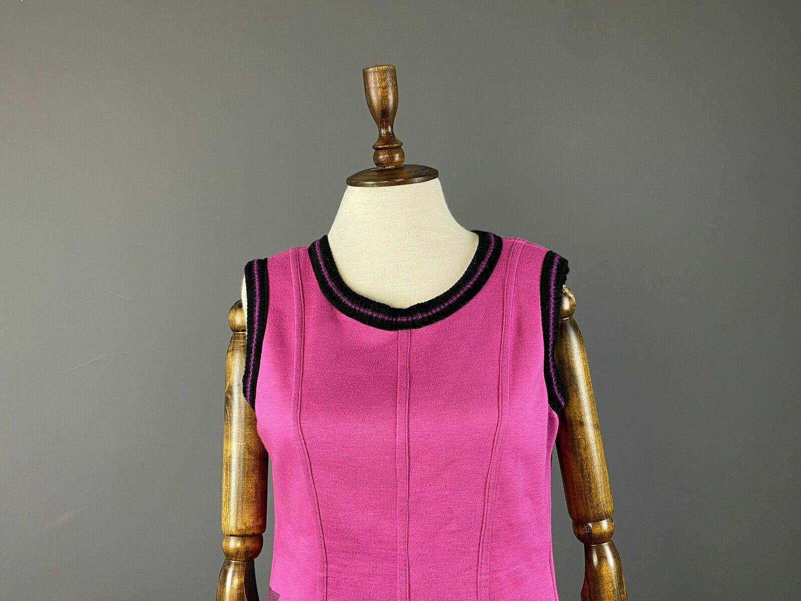 Designer Save The Queen Black / Purple A-Line Reversible Dress Size M / US 6-8 / IT 42-44 - 10 Thumbnail