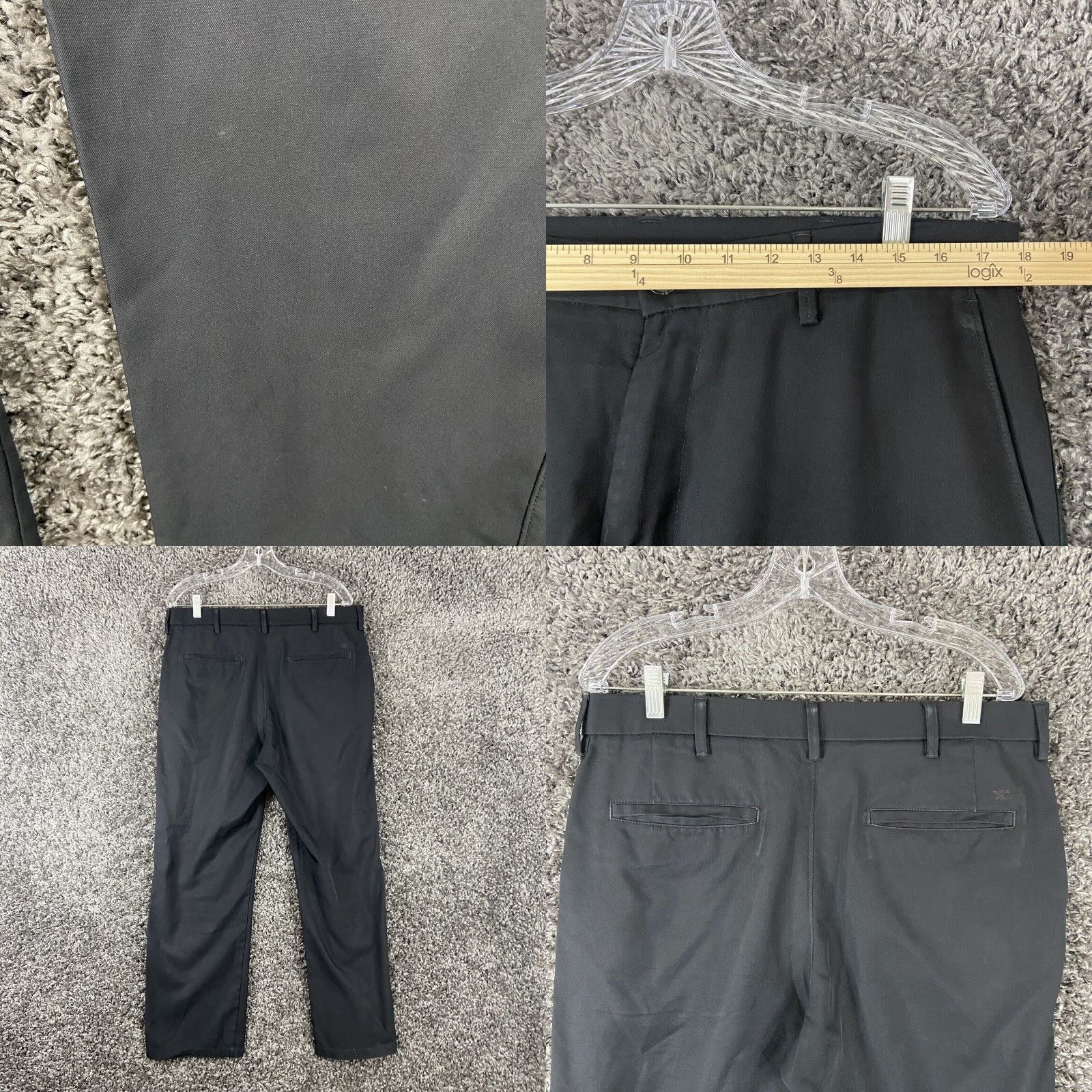 Haggar VINTAGE Haggar H26 Men's Chino Pants Black Regular Size 35x29 Size US 35 - 8 Thumbnail