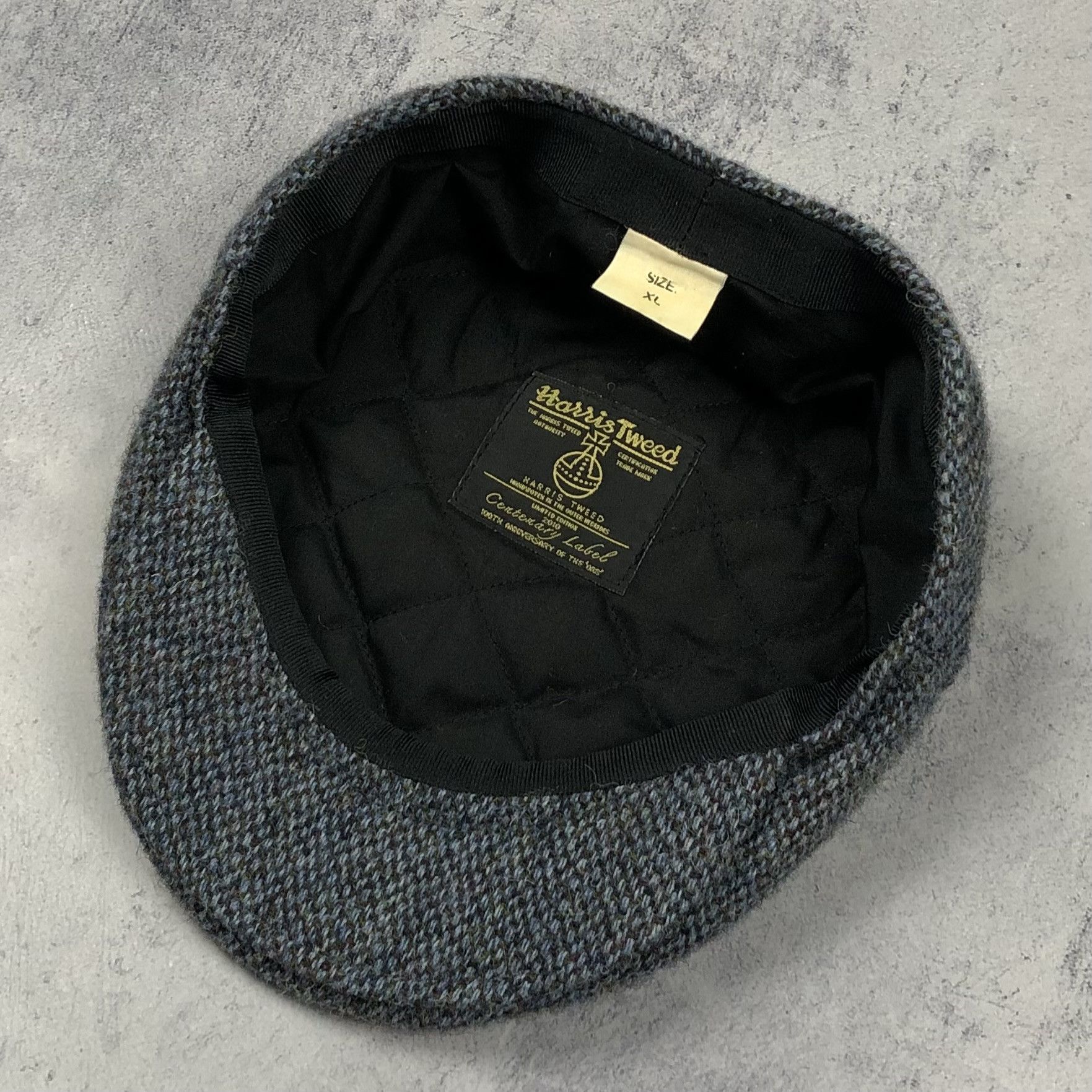 Harris Tweed Harris Tweed Flat Cap Limited Edition Centenary Label Size ONE SIZE - 2 Thumbnail