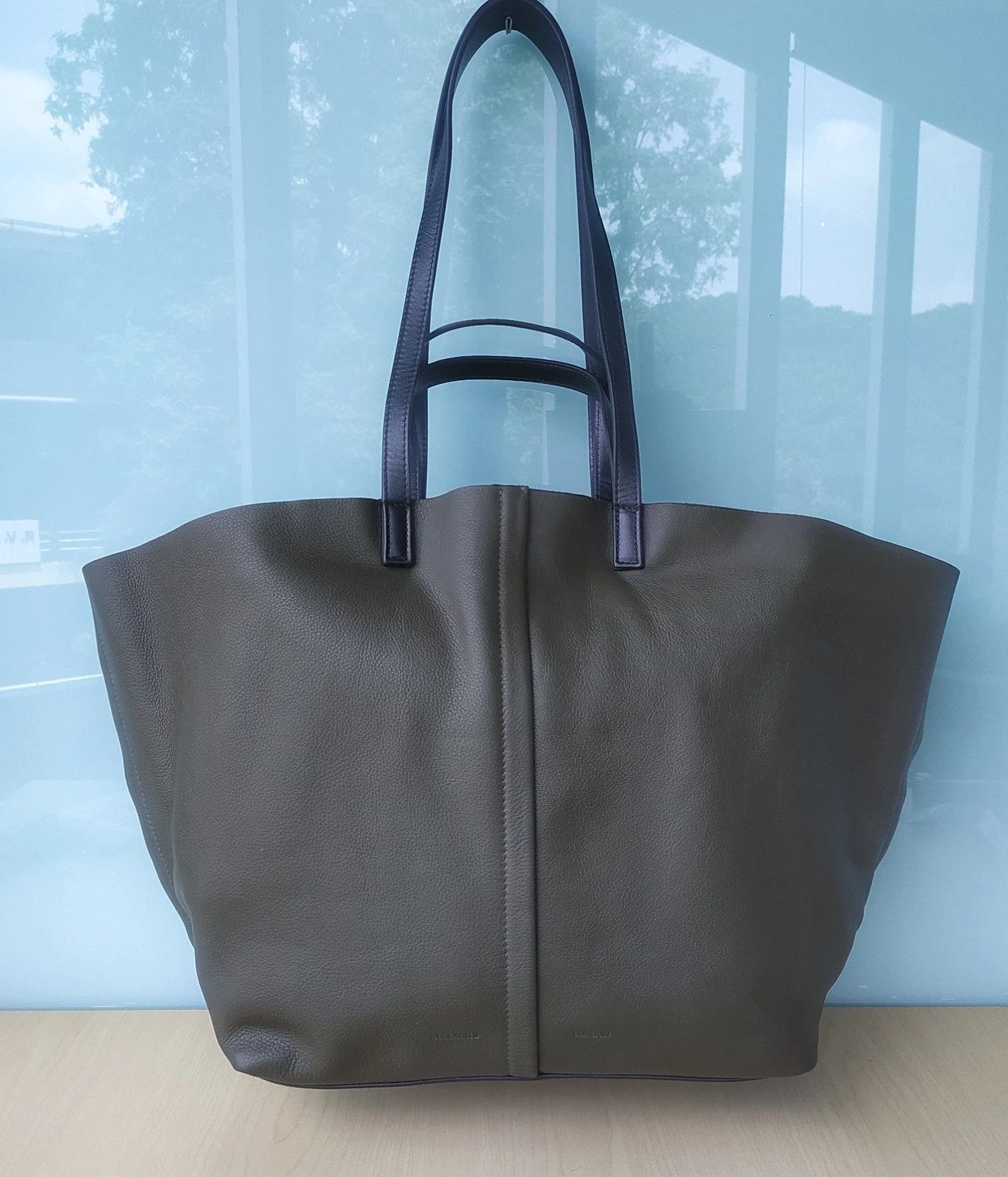 Allsaints AllSaints Phoenix Ew Leather Tote Bag FTP - 8053 Size ONE SIZE - 1 Thumbnail