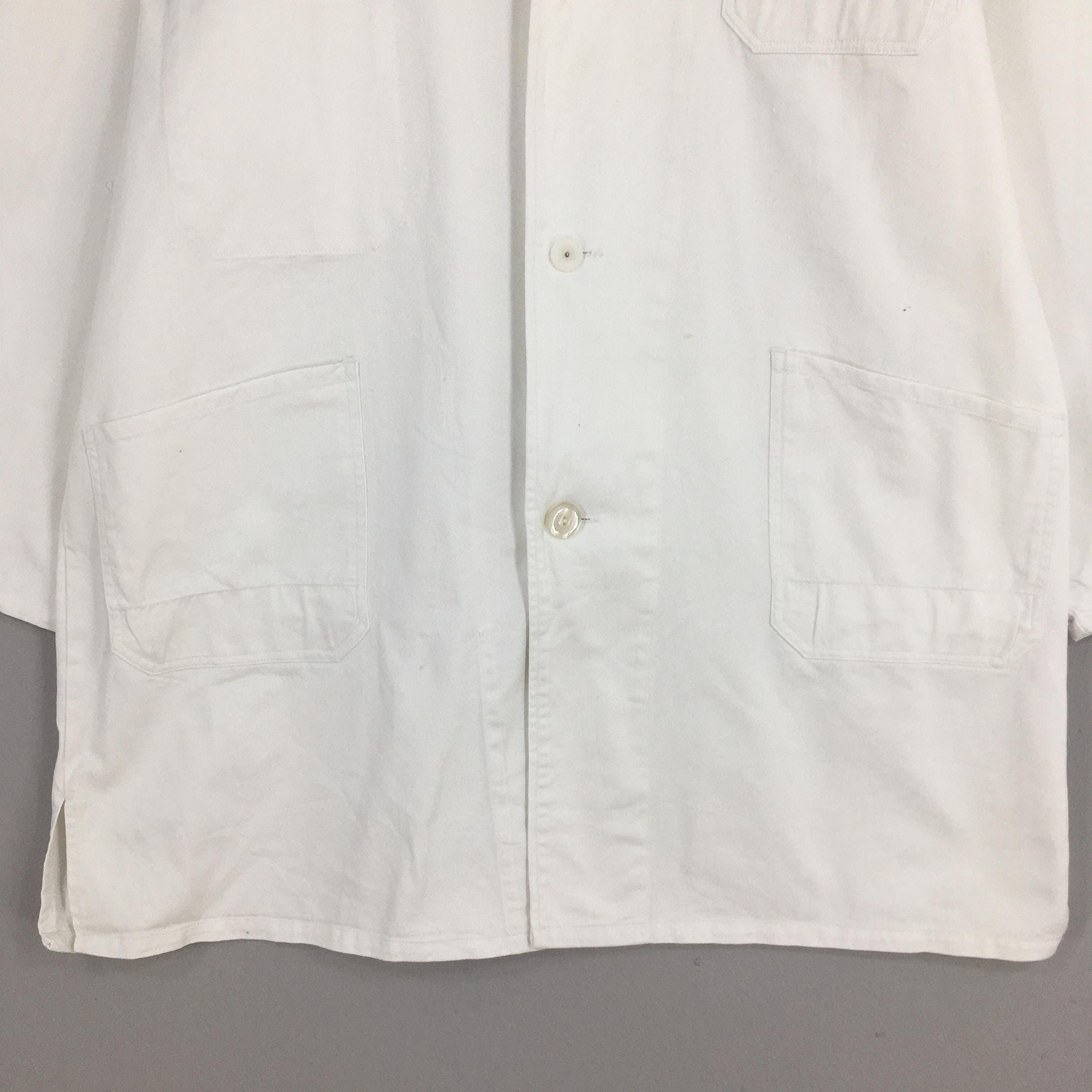 Vetra Vintage 1980s Frenchwork Cotton Sanforized Jacket XLarge Size US XL / EU 56 / 4 - 3 Thumbnail