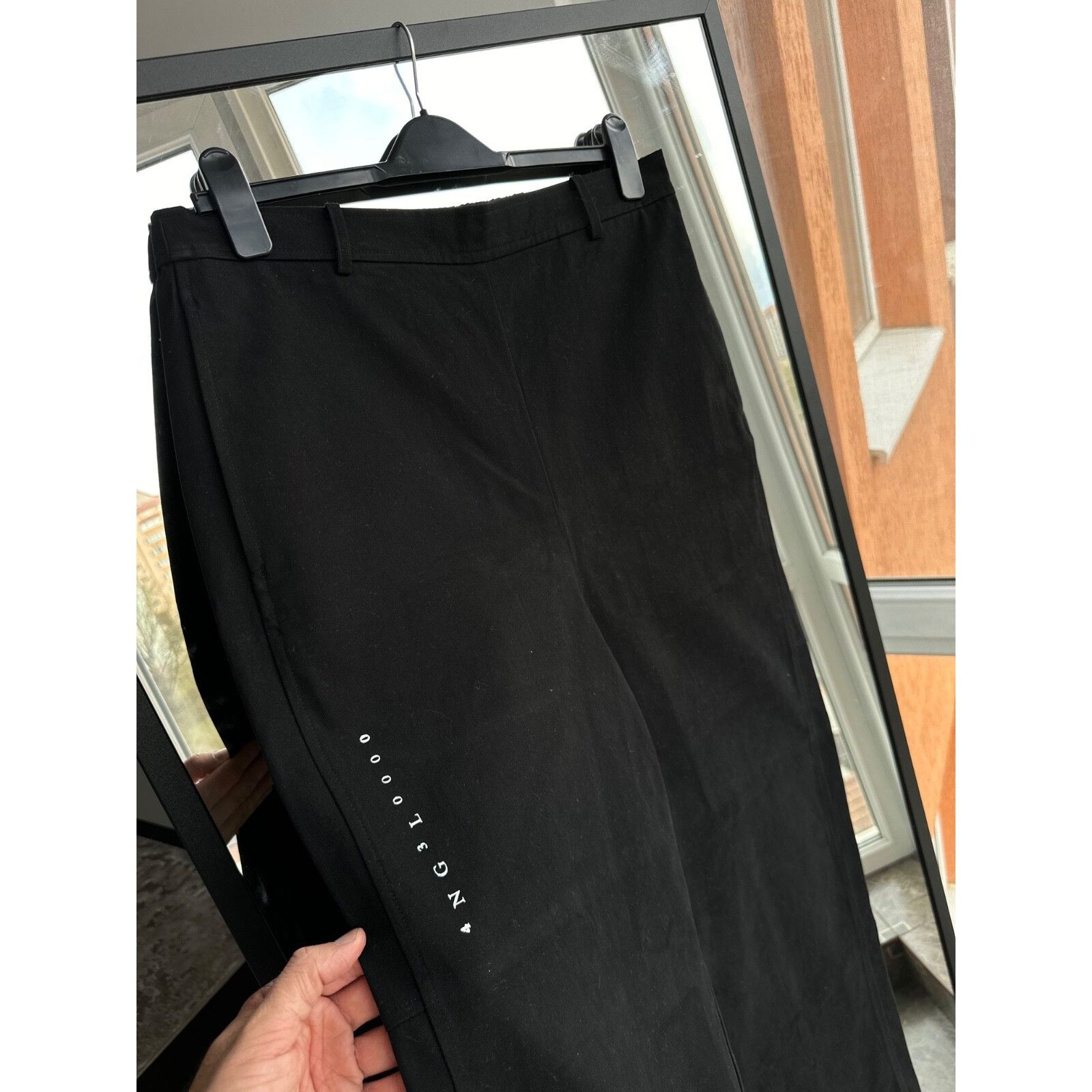 Vintage 4NG3L0000 Black Straight Baggy Heavy Cotton Pants Size US 30 / EU 46 - 10 Thumbnail
