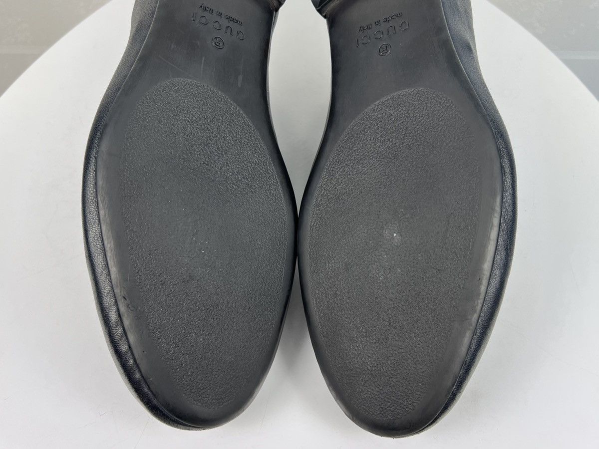 Gucci GUCCI Loafers Nappa Leather Soft Shoes GG Embossed Logo Mens Size US 7.5 / EU 40-41 - 14 Thumbnail