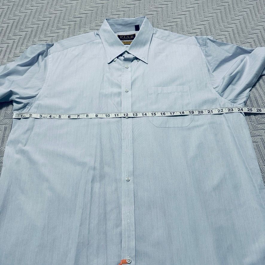 Thomas Pink Thomas Pink gray micro stripe Imperial fit button down Size US XL / EU 56 / 4 - 7 Thumbnail