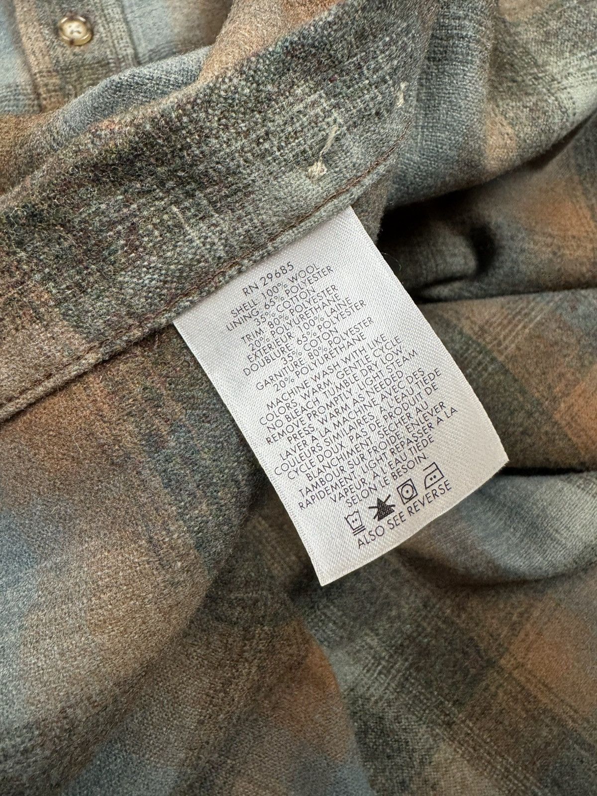 Pendleton Pendleton Trail Shirt Wool Plaid Overshirt Vintage Style Size US XXL / EU 58 / 5 - 9 Thumbnail