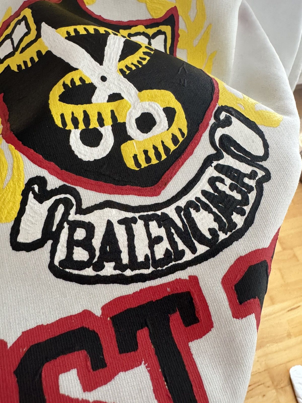 Balenciaga Balenciaga DIY College Hoodie Size US M / EU 48-50 / 2 - 5 Thumbnail
