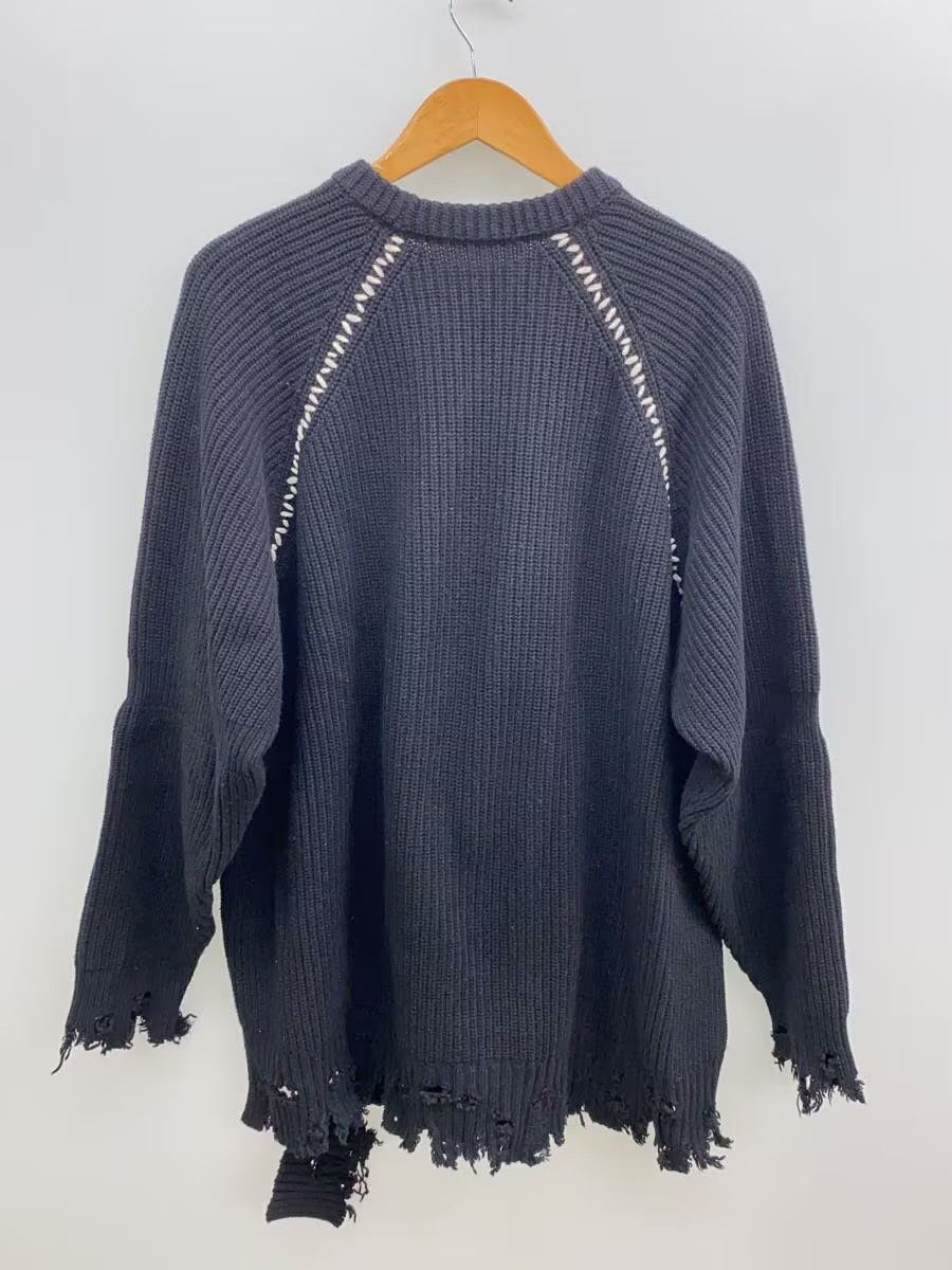 Y's for men ribbed d’s knit sweater Y's for Men × Yohji Yamamoto Distressed Contrast Stitch Ribbed