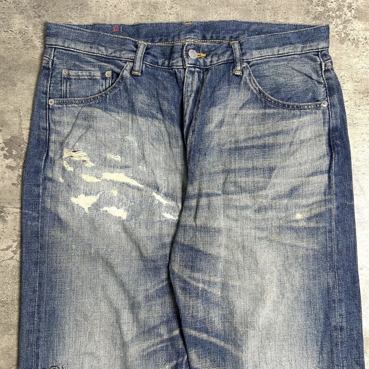 Swagger Swagger Patch Dollar Pirates Distressed Denim Size US 35 - 8 Thumbnail