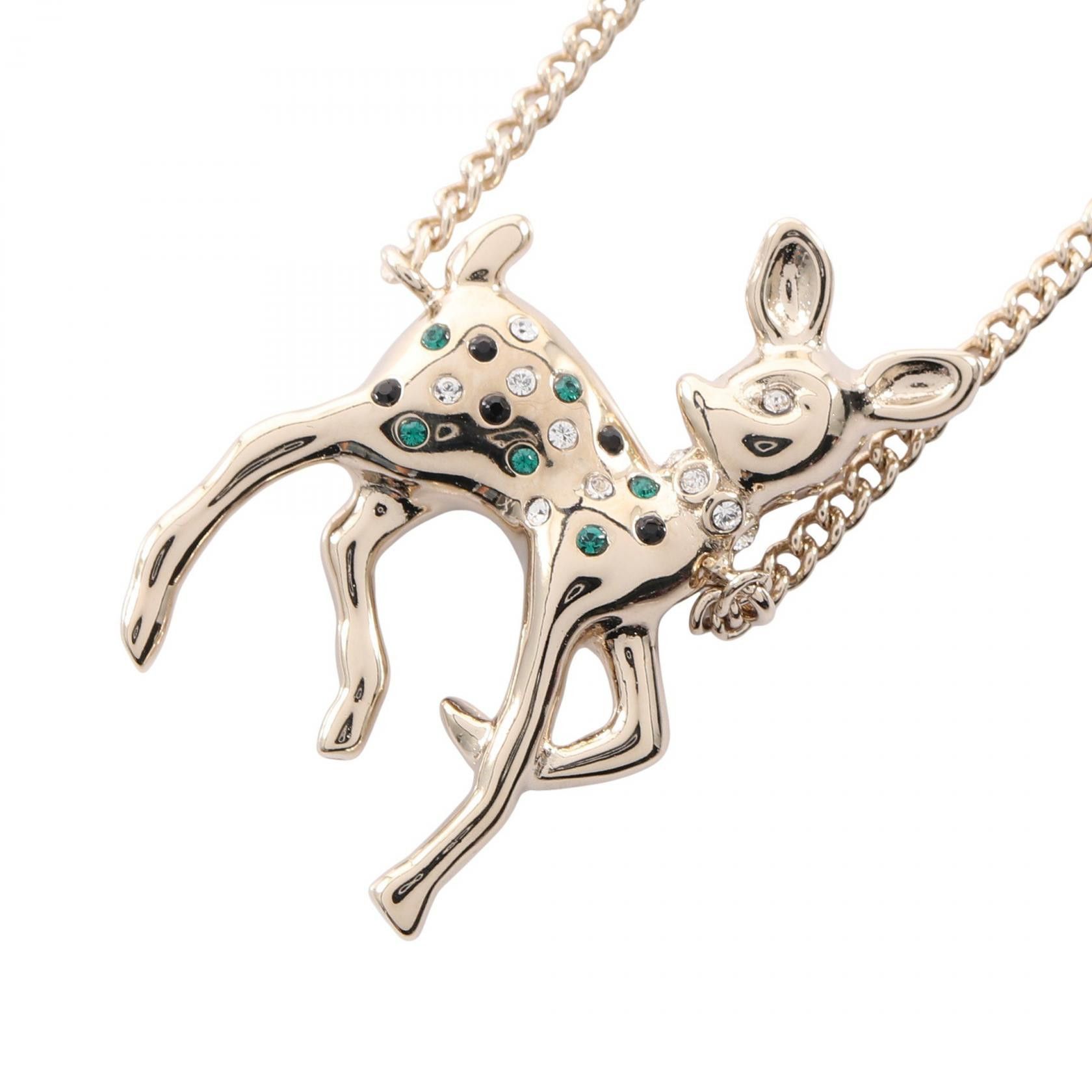 Chanel Chanel Chanel Years Gift 2025 Coco Mark Bambi Necklace Metal Necklace DUTY FREE for USA Size ONE SIZE - 1 Thumbnail