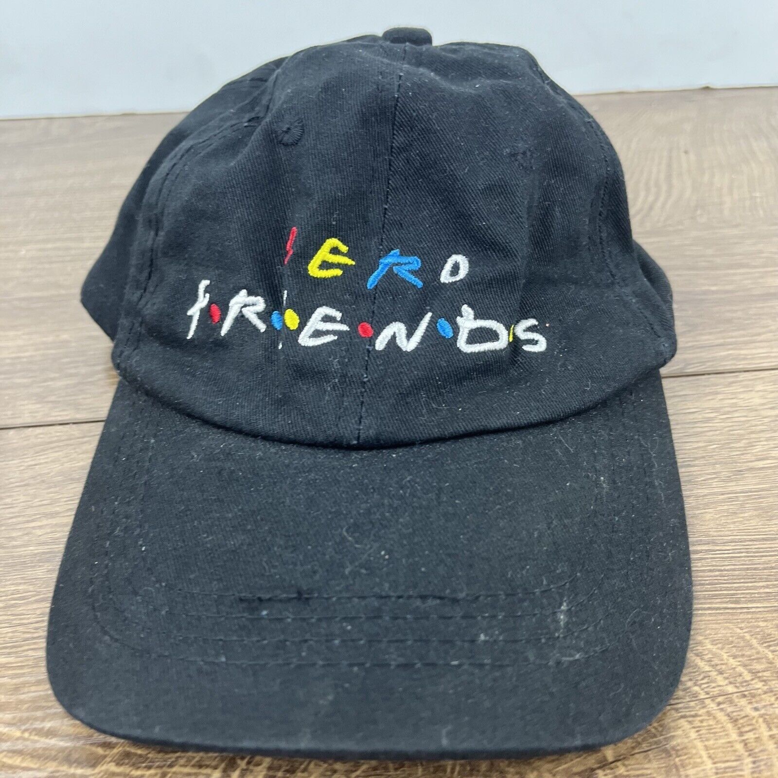 Other Zero Friends Hat Friends Zero Hat Black Hat Adjustable Adult Size ONE SIZE - 5 Thumbnail