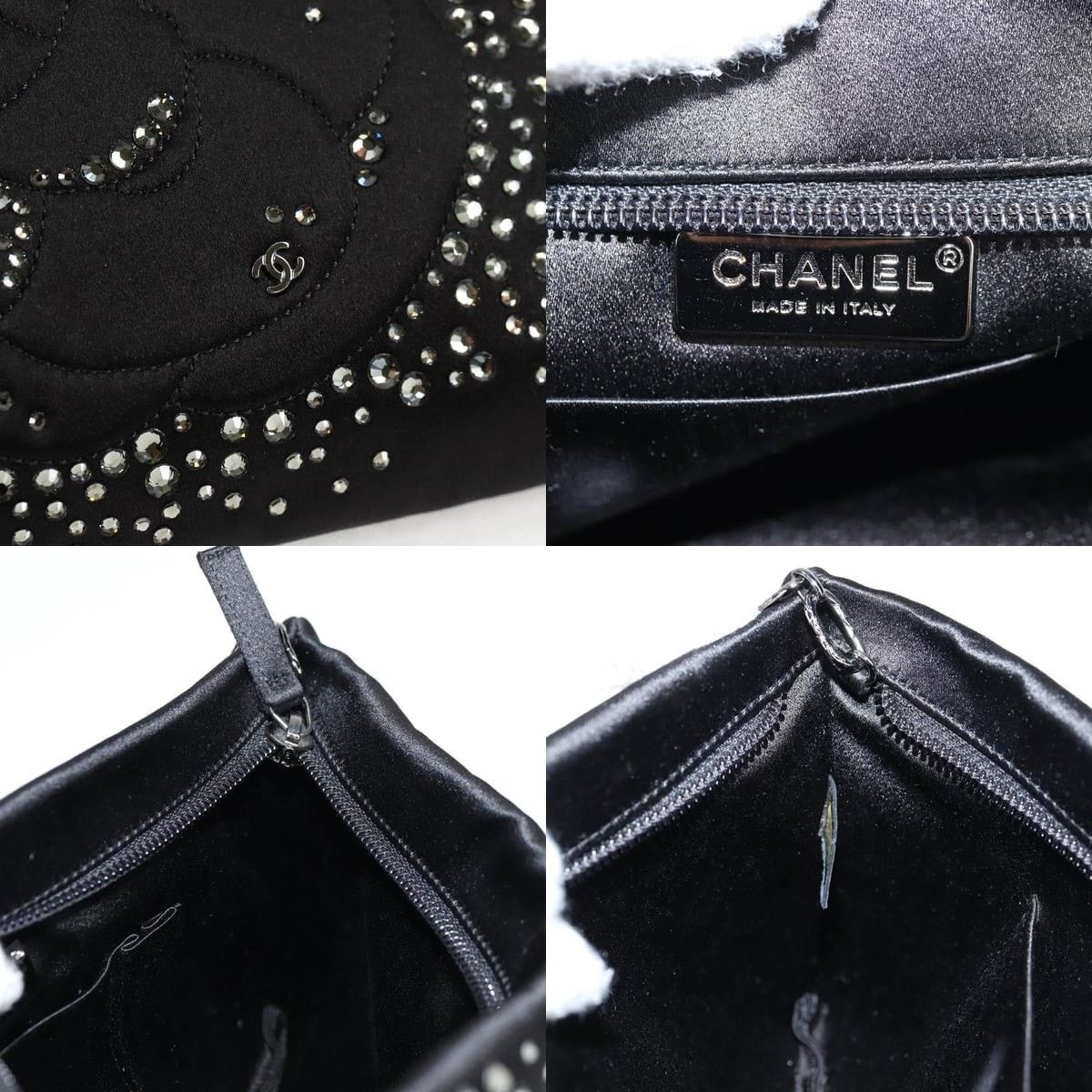 Chanel Chanel Camellia Rhinestone Chain Accessory Pouch Size ONE SIZE - 7 Thumbnail