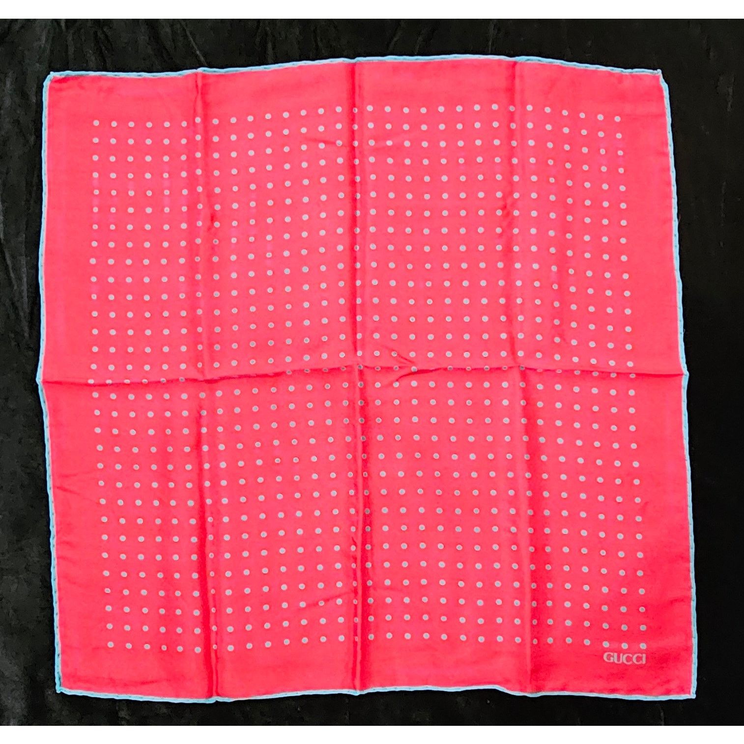 Gucci Gucci Silk Polka Dot Pocket Square /Handkerchief Size ONE SIZE - 2 Thumbnail