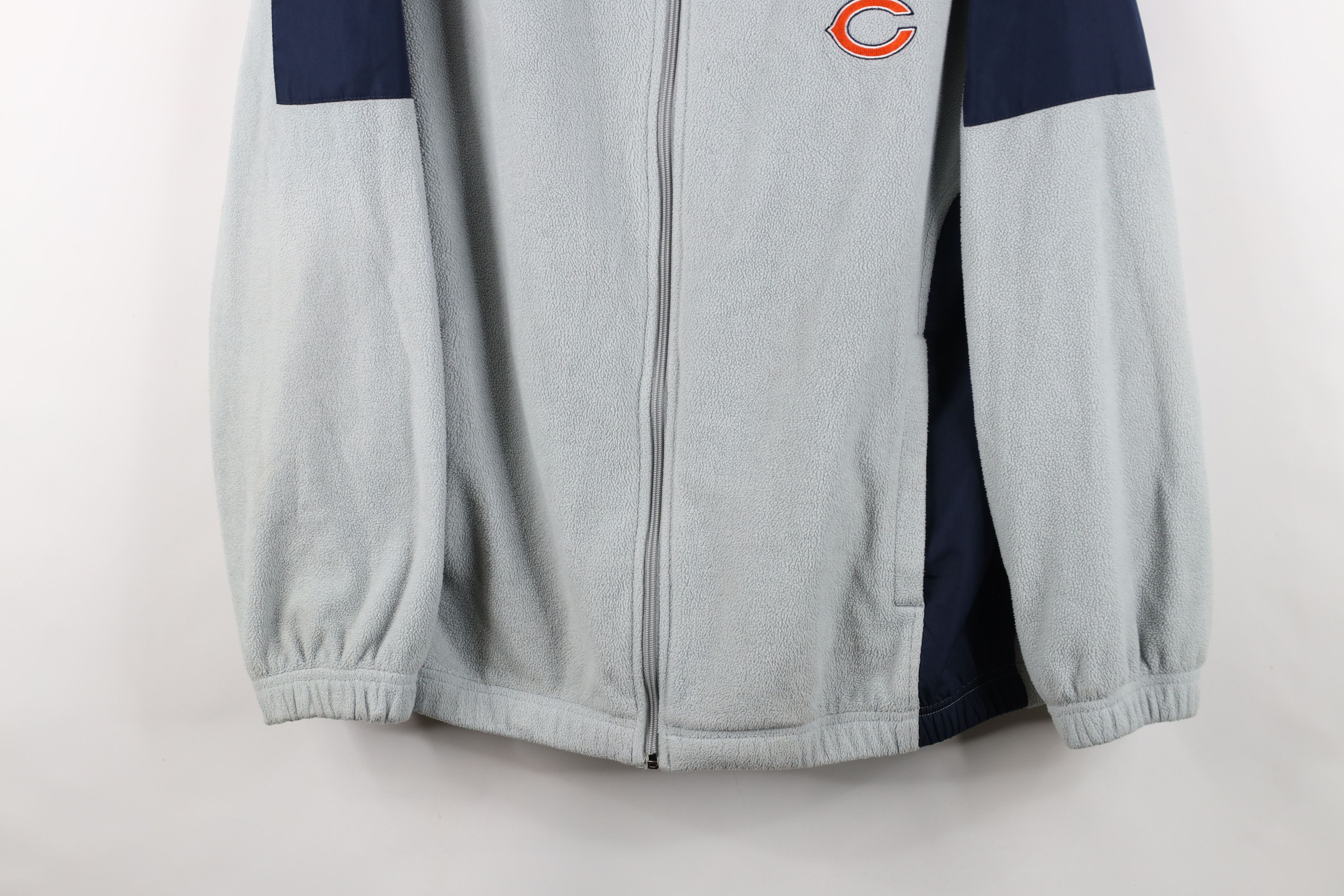 Reebok Vintage Reebok Chicago Bears Football Fleece Zip Jacket Size US L / EU 52-54 / 3 - 3 Thumbnail