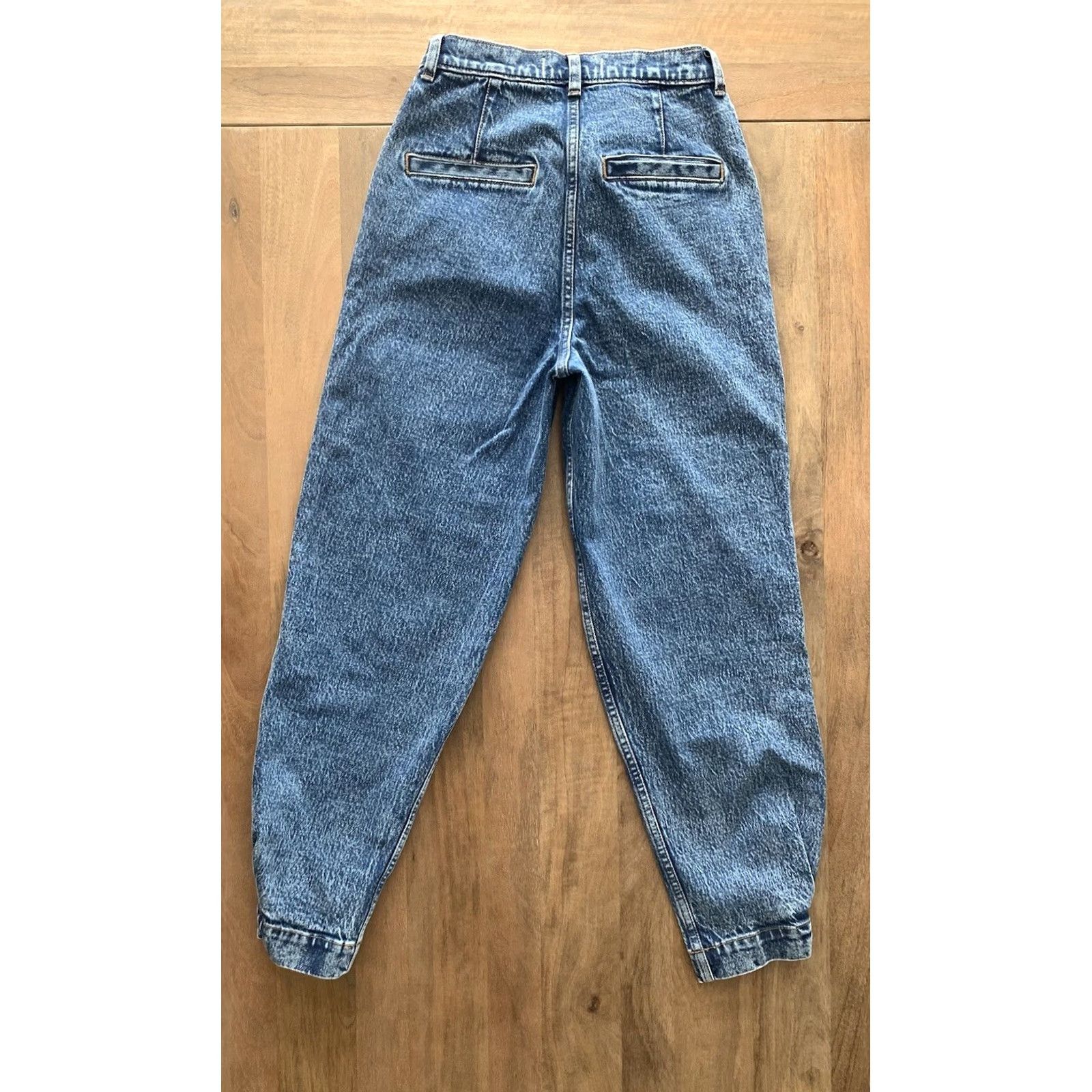 Abercrombie & Fitch Abercrombie & Fitch Jeans Women's 26 Blue High Rise Tapered 90s Band Punk Casual Denim Baggy Style Size 26" / US 2 / IT 38 - 2 Thumbnail