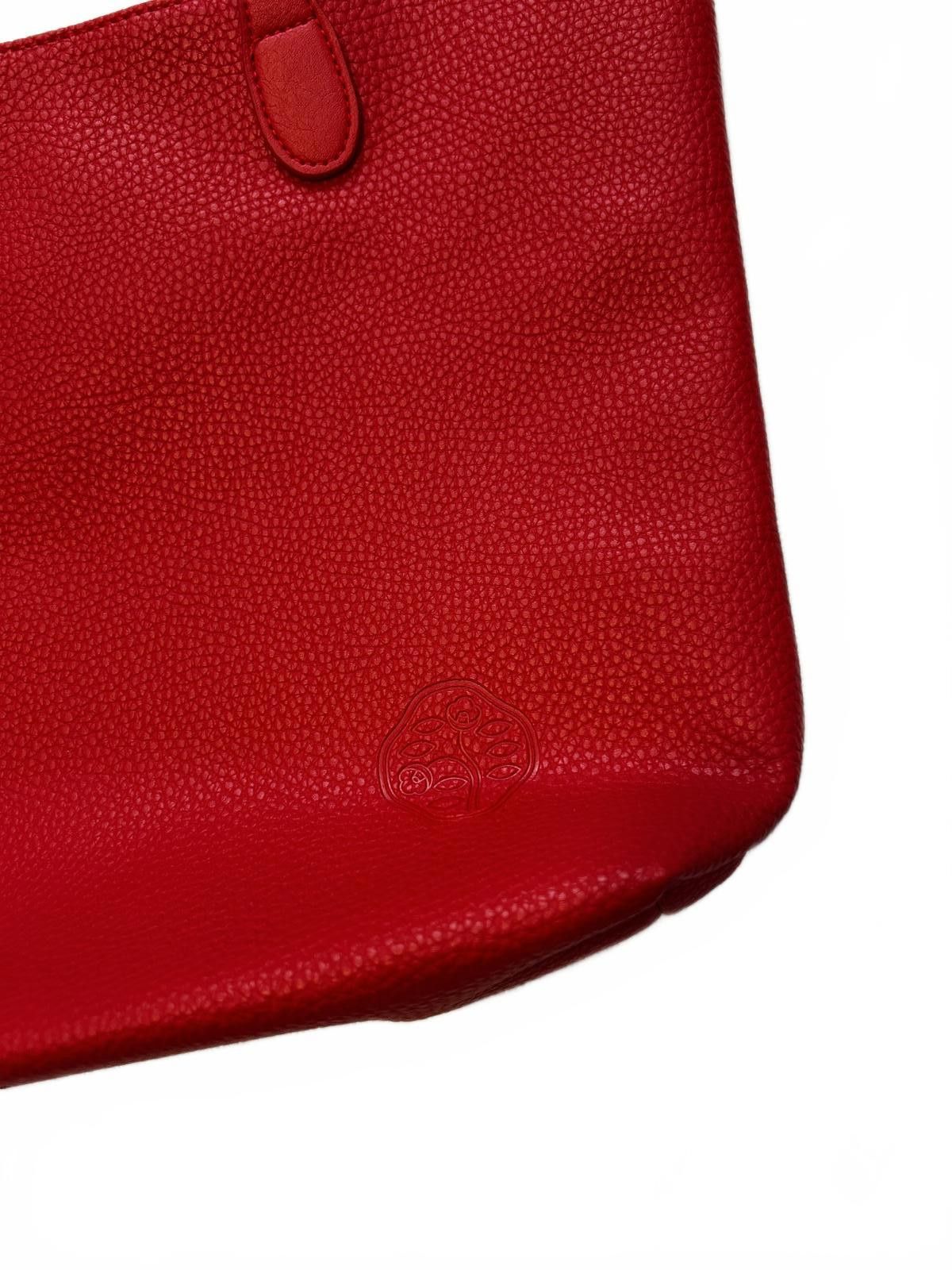 Designer Shiseido Red Tote Bag - Stylish & Versatile Size ONE SIZE - 4 Thumbnail