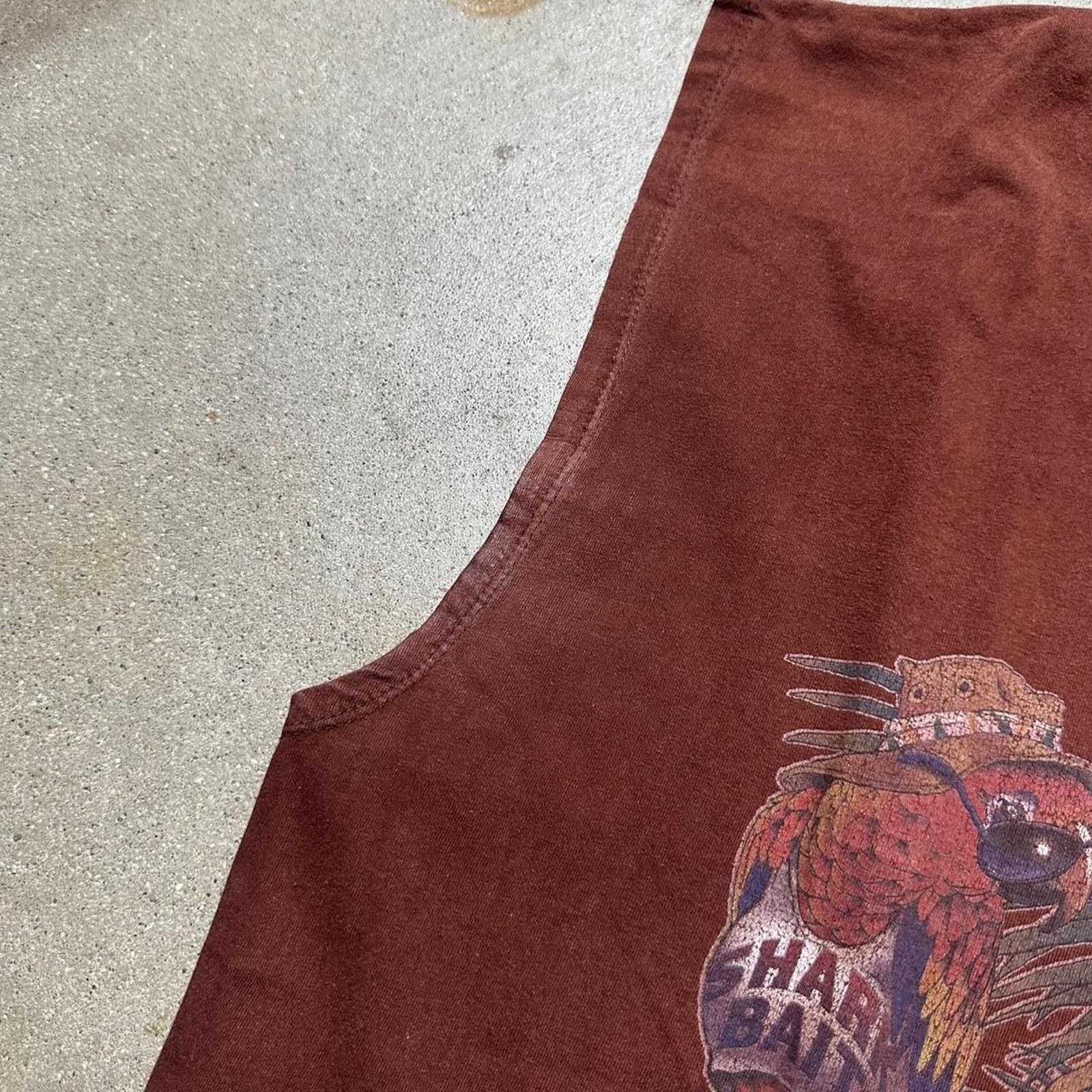 Hanes Vintage 90s Tropical Style Shark Surf Tank Top Print Animal Size US XL / EU 56 / 4 - 5 Thumbnail