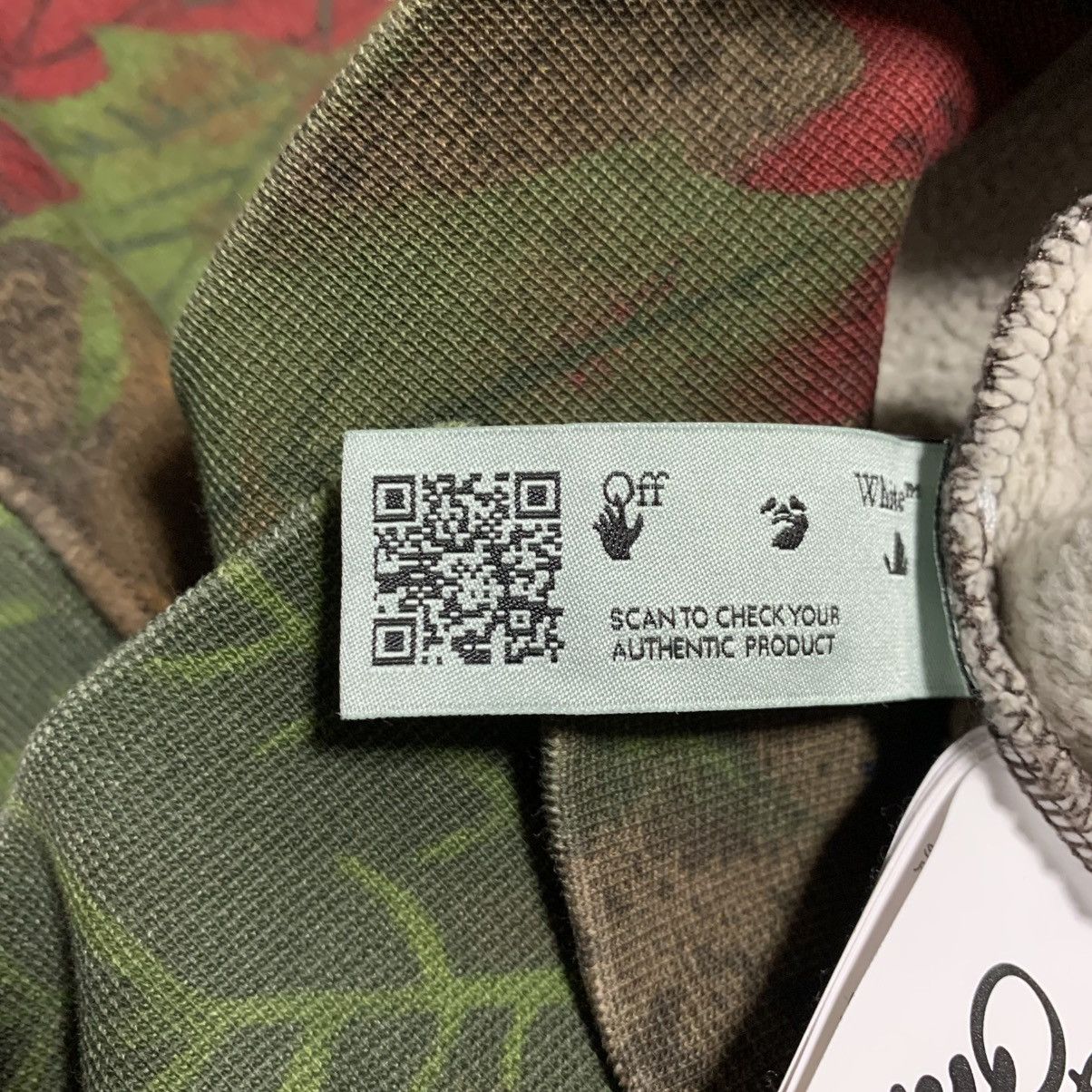 Off-White Off White Small Leaf Arrows Green Camo Hoodie Virgil Abloh Size US S / EU 44-46 / 1 - 10 Thumbnail