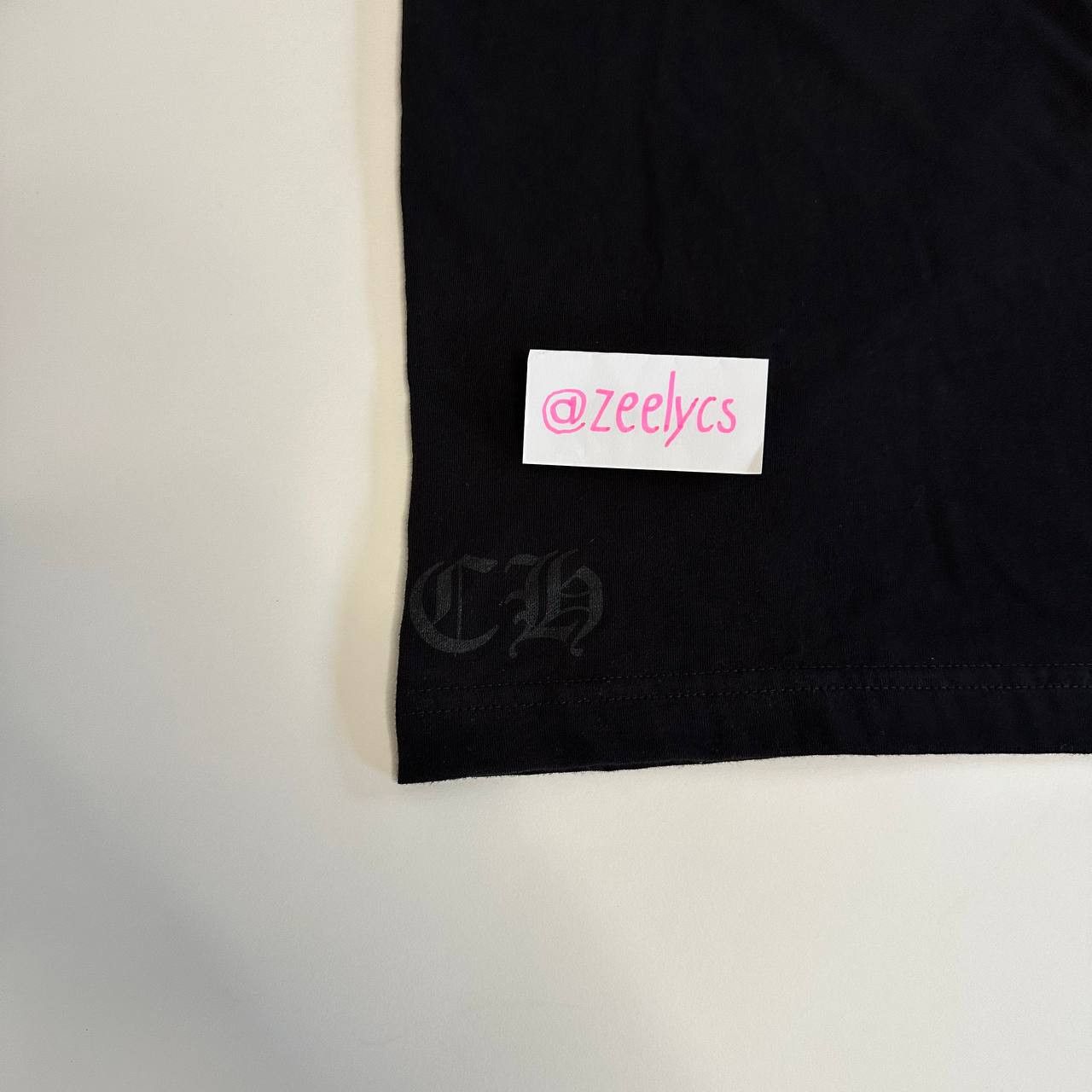 Chrome Hearts Chrome Hearts Neck Logo L/S Tee "Black Neon" Size US M / EU 48-50 / 2 - 4 Thumbnail