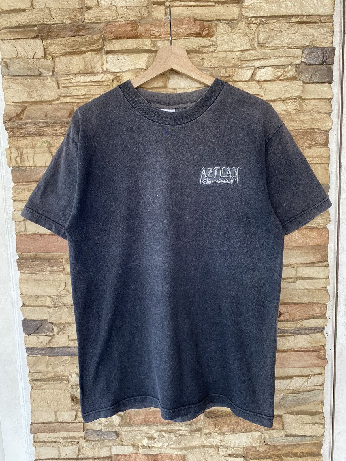 Vintage 1997 Atzlan Mr Blvd Graphics Tees Faded Vintage Size US M / EU 48-50 / 2 - 2 Thumbnail